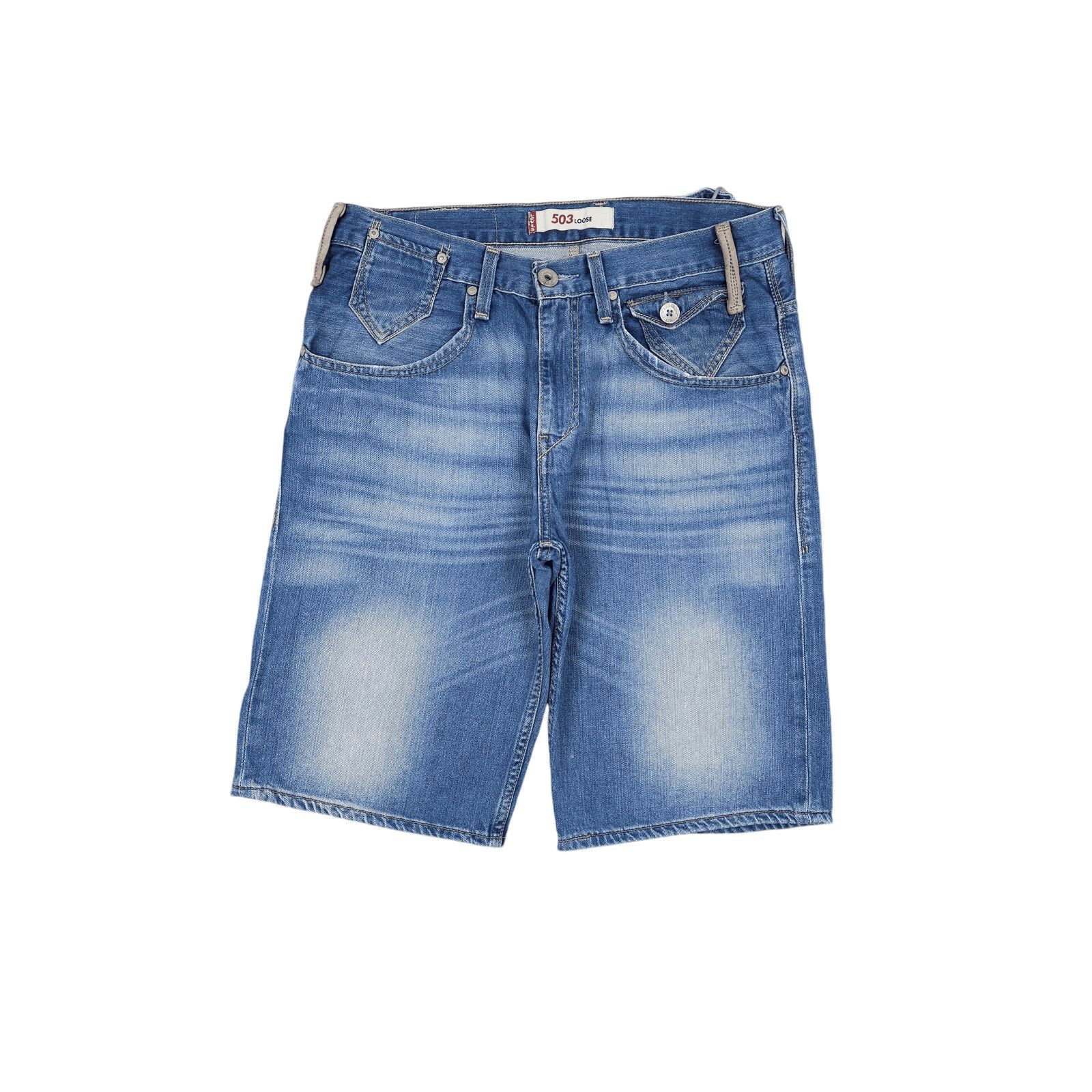 Levi's × Levi's Vintage Clothing × Vintage 💎Size 32 Levi's 506 Engineered Shorts Jorts Loose Denim Size US 32 / EU 48 - 1 Thumbnail