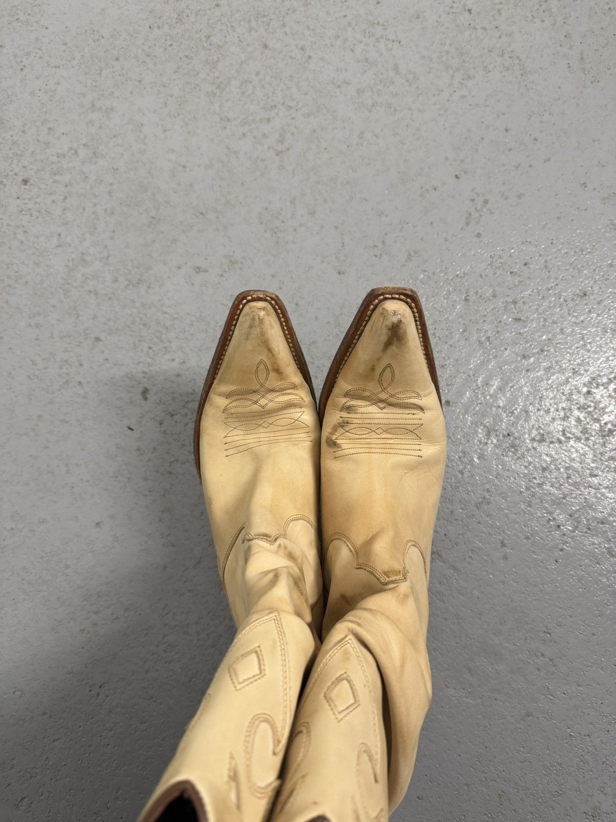 Sancho Boots Sancho Waved Cowboy Y2K Streetwear Boots Size US 7 / IT 37 - 9 Thumbnail