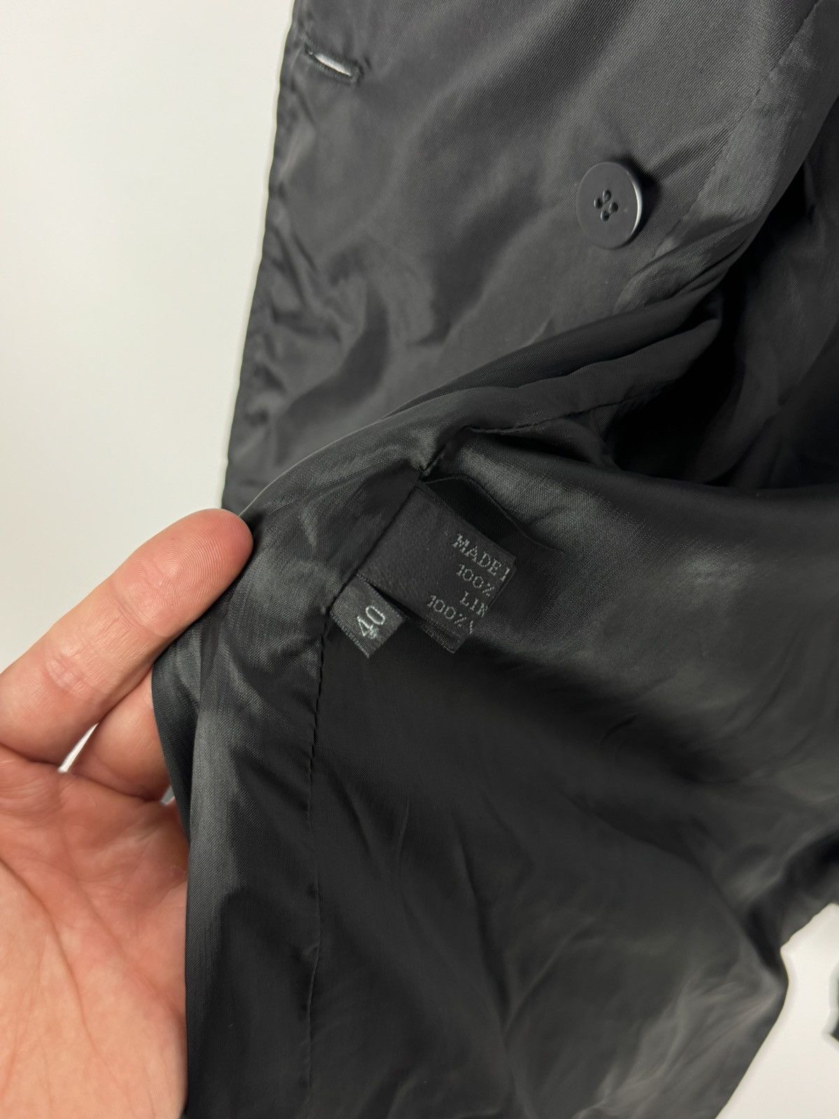 Prada Prada Milano Nylon Black Midi Women’s Trench Coat Size S / US 4 / IT 40 - 22 Thumbnail