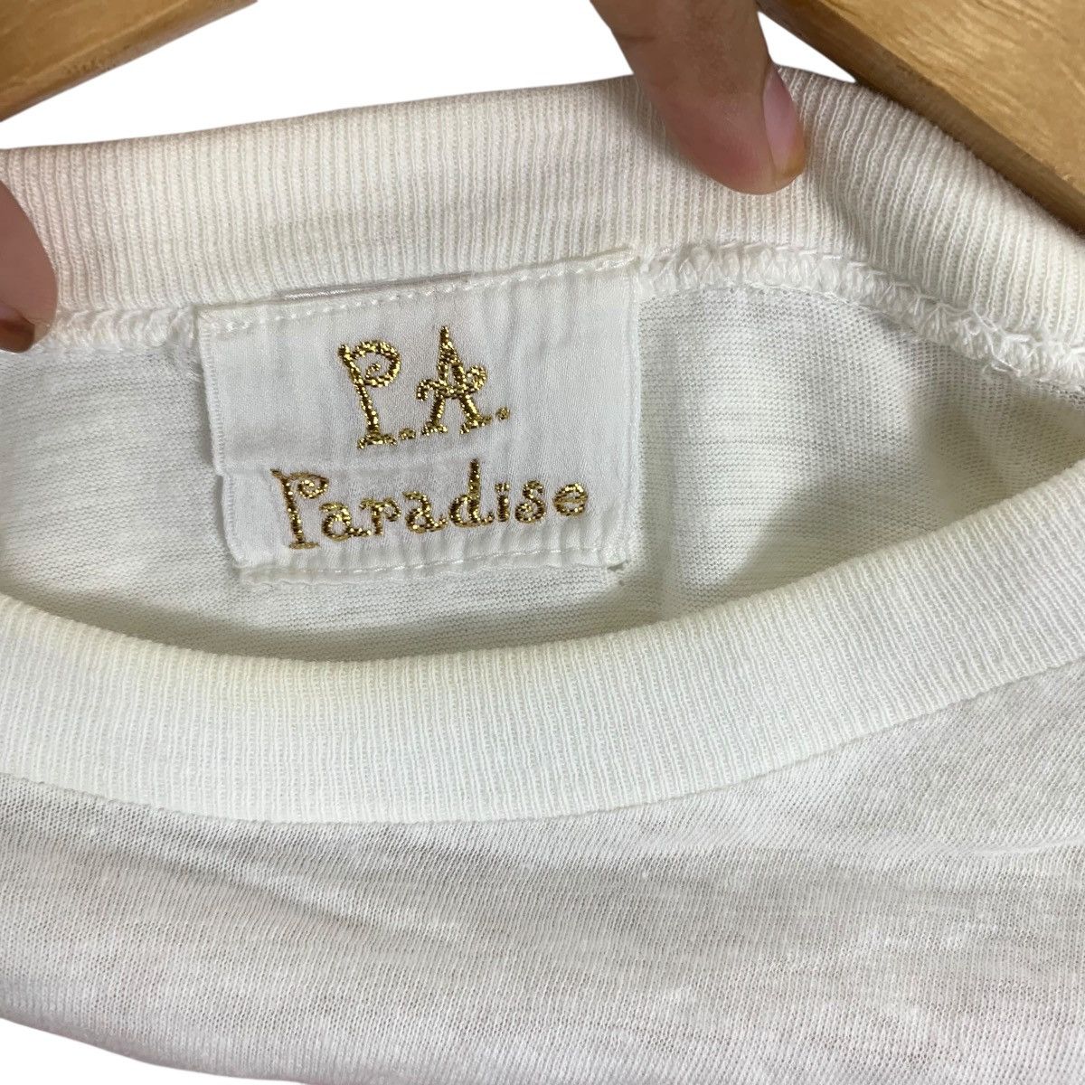 Other Vintage PA PARADISE HAWAII Hand Print Painting Tee Shirt Top Size S / US 4 / IT 40 - 5 Thumbnail