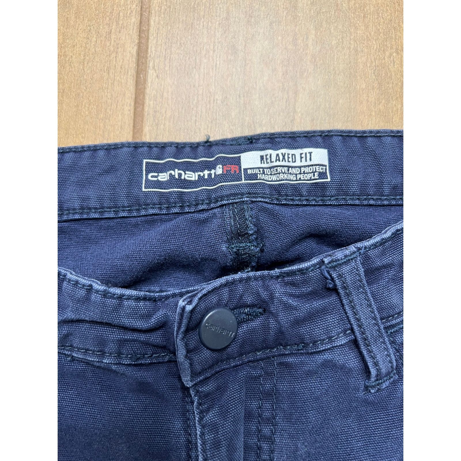 Carhartt Women Carhartt Sz 8 regular Blue Denim 30x29 Y2K utility Size 30" / US 8 / IT 44 - 5 Thumbnail