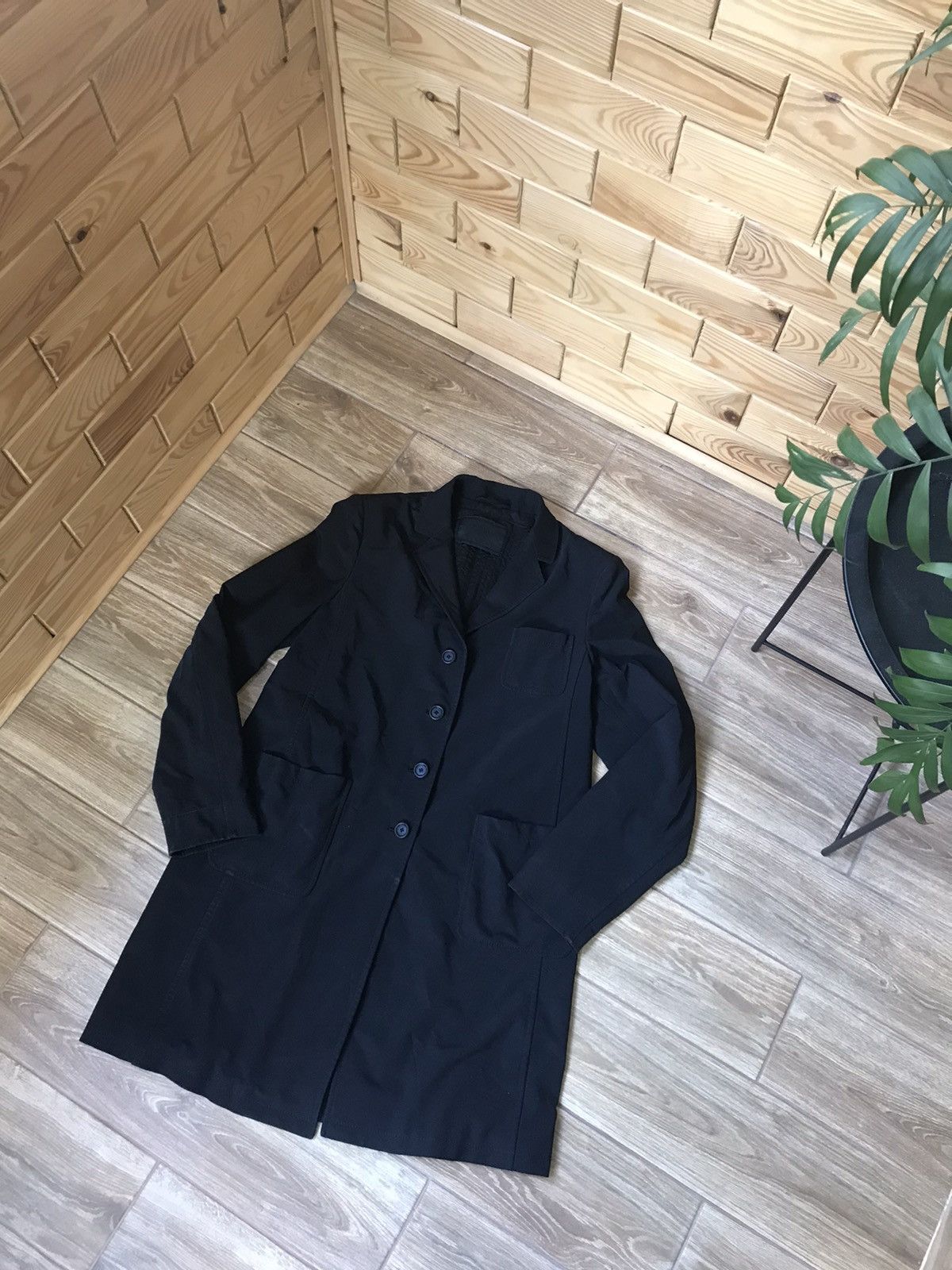 Prada Vintage Prada Milano Trench Coat Jacket Cloak Size L / US 10 / IT 46 - 1 Thumbnail