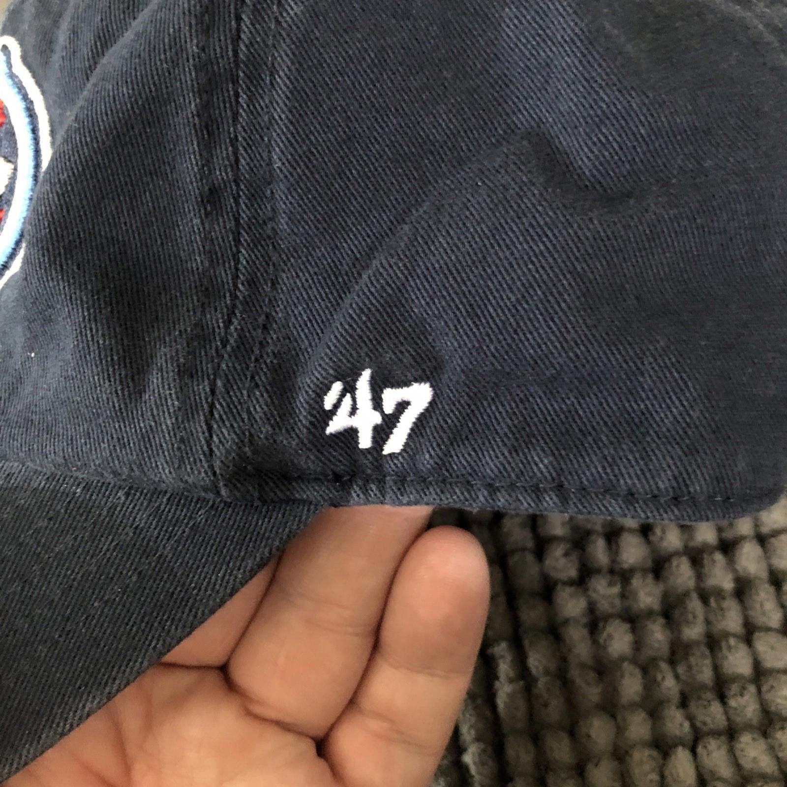 47 Tennessee Titans NFL ’47 Brand Strapback OS Hat Blue Size ONE SIZE - 3 Thumbnail