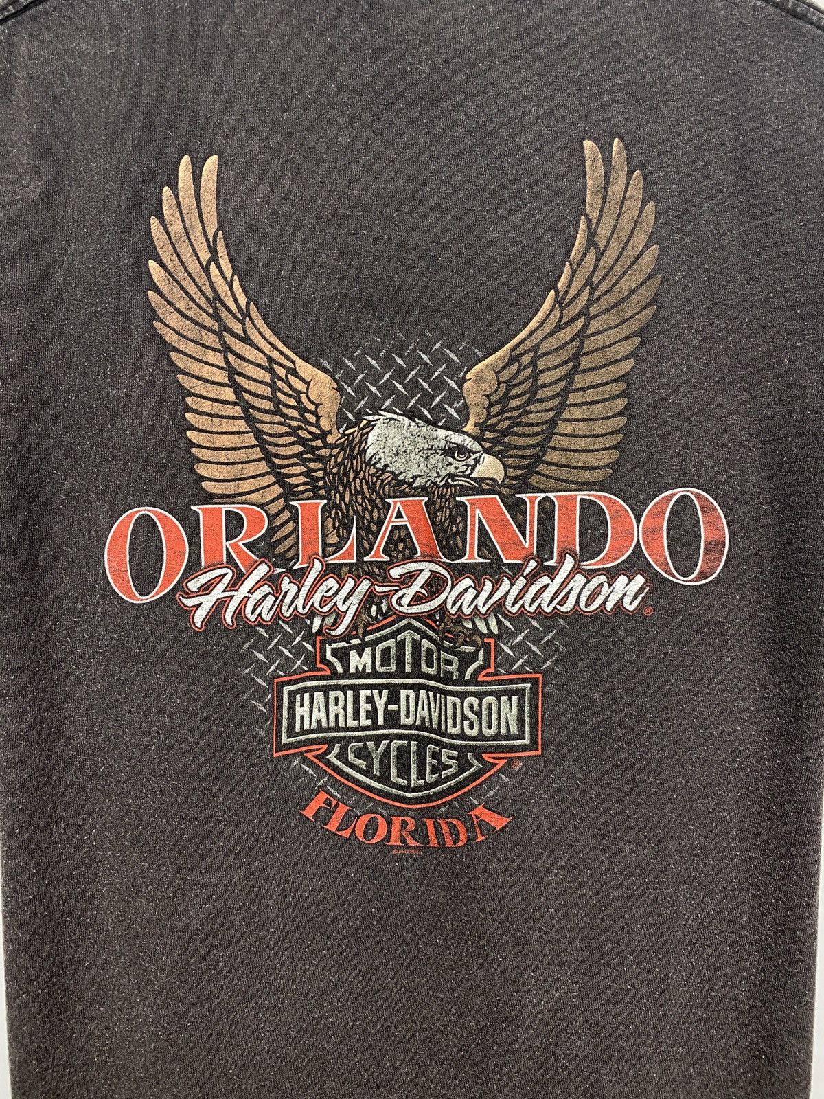 Harley Davidson 🇺🇸 Vintage Y2K Harley Davidson Orlando Florida USA Choppers Size US XL / EU 56 / 4 - 5 Thumbnail