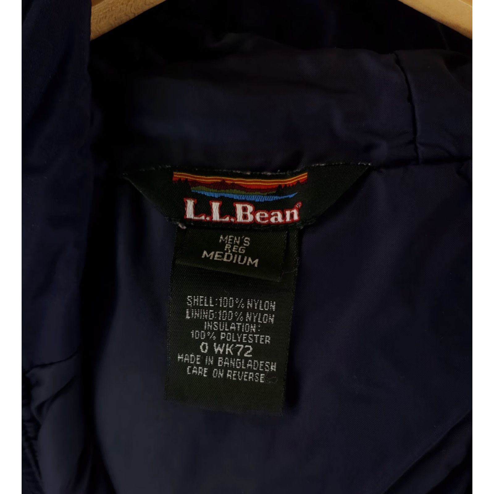 Vintage VINTAGE LL Bean Jacket Pullover Anorak Insulated Windbreaker Hooded Blue Mens M Size US M / EU 48-50 / 2 - 4 Thumbnail