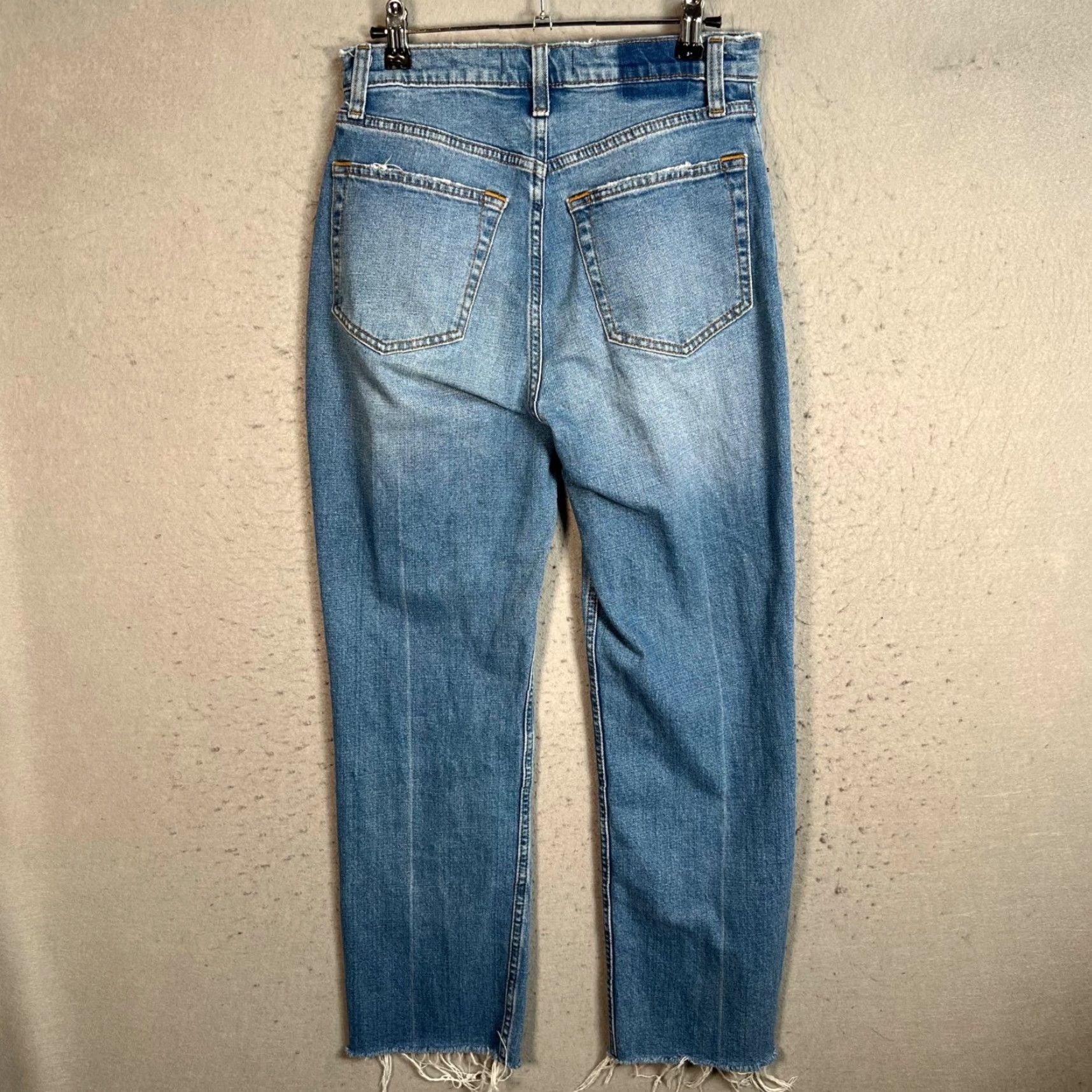 Abercrombie & Fitch Abercrombie & Fitch Womens Jeans 27 4R Ultra High Rise Ankle Straight Blue Size 27" / US 4 / IT 40 - 2 Thumbnail