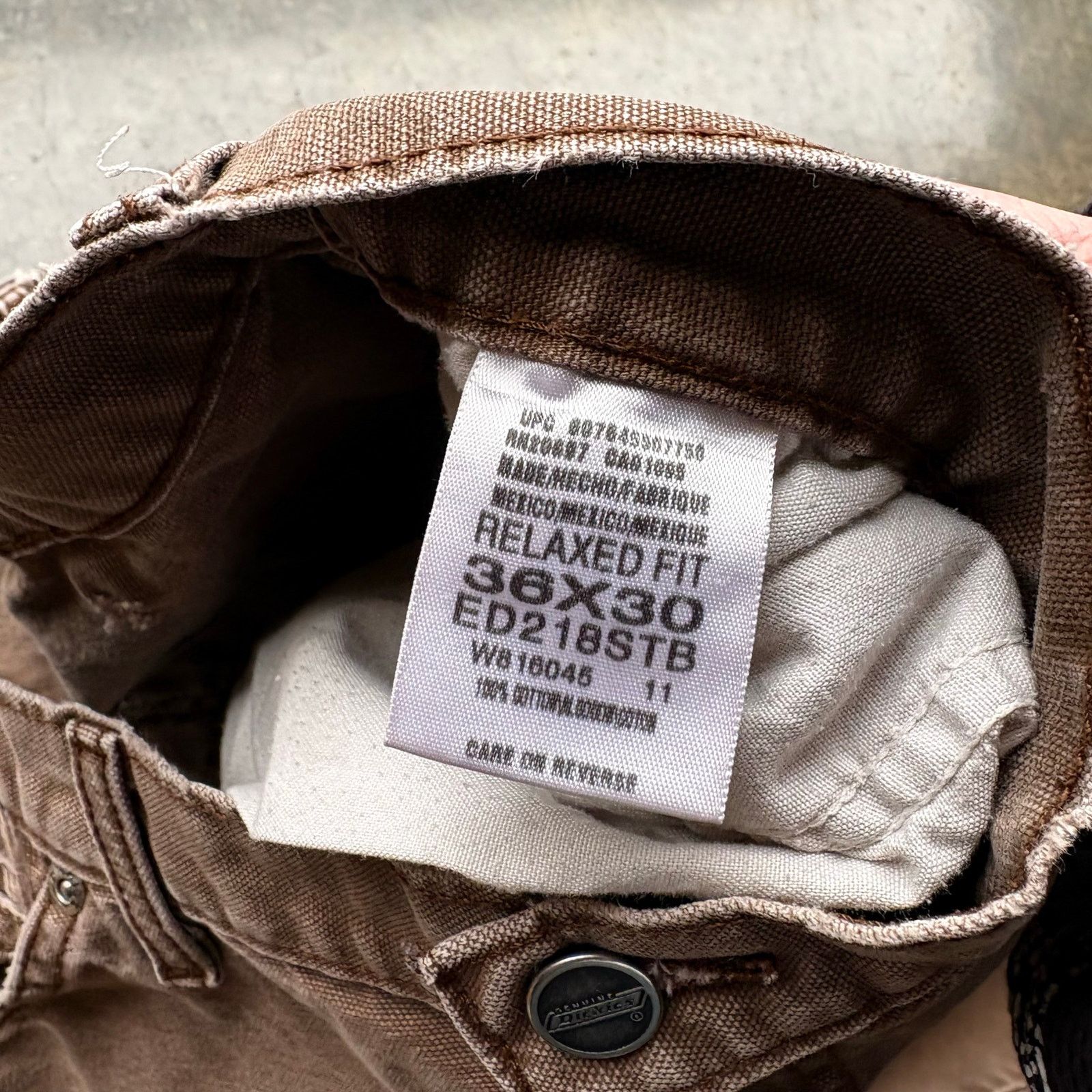 Dickies Vintage Y2k Essential Dickies Brown Work pants Size US 36 / EU 52 - 5 Thumbnail