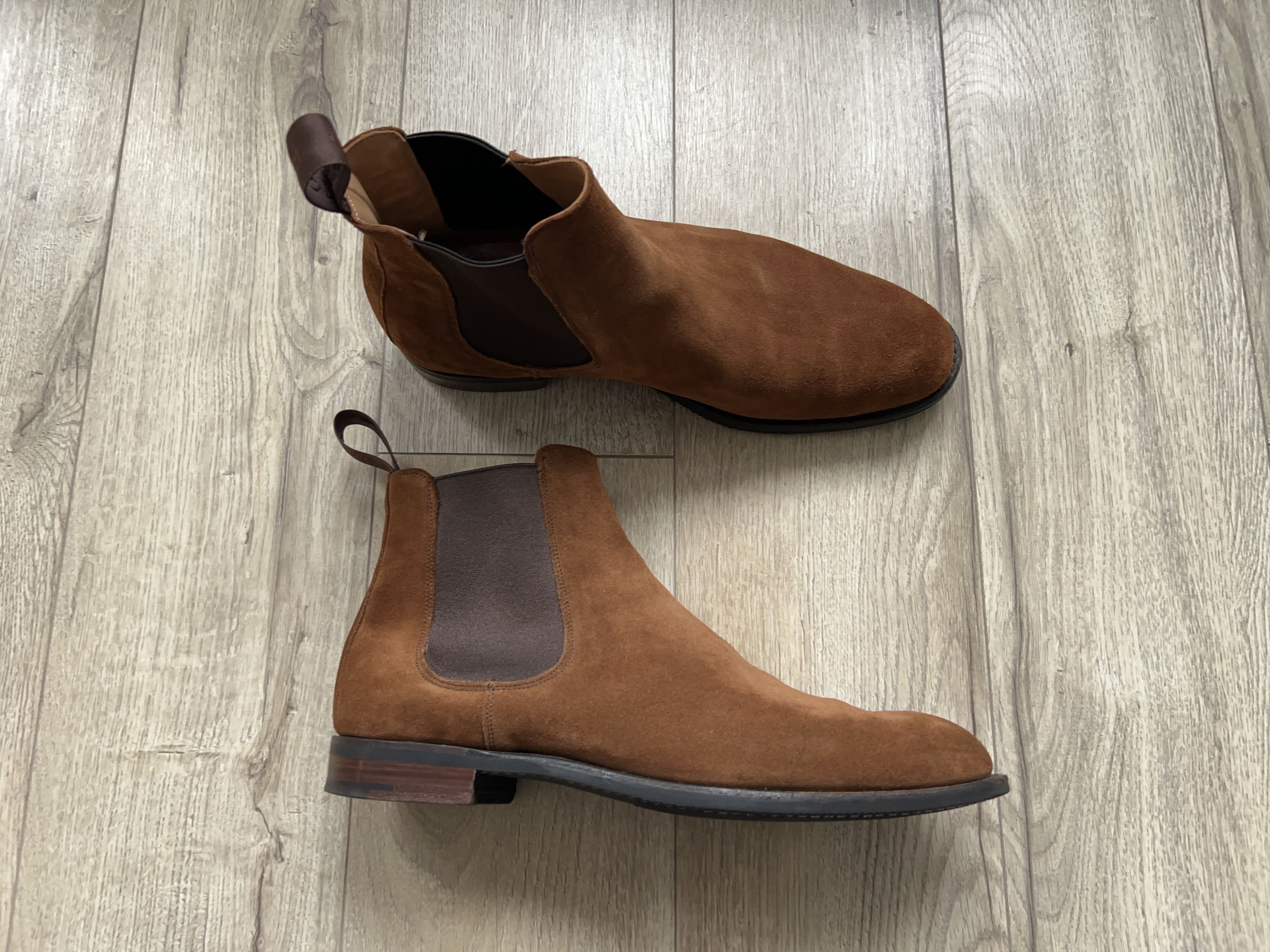 Mens Godfrey D Suede Chelsea Boots Shoes Size EU 42 US