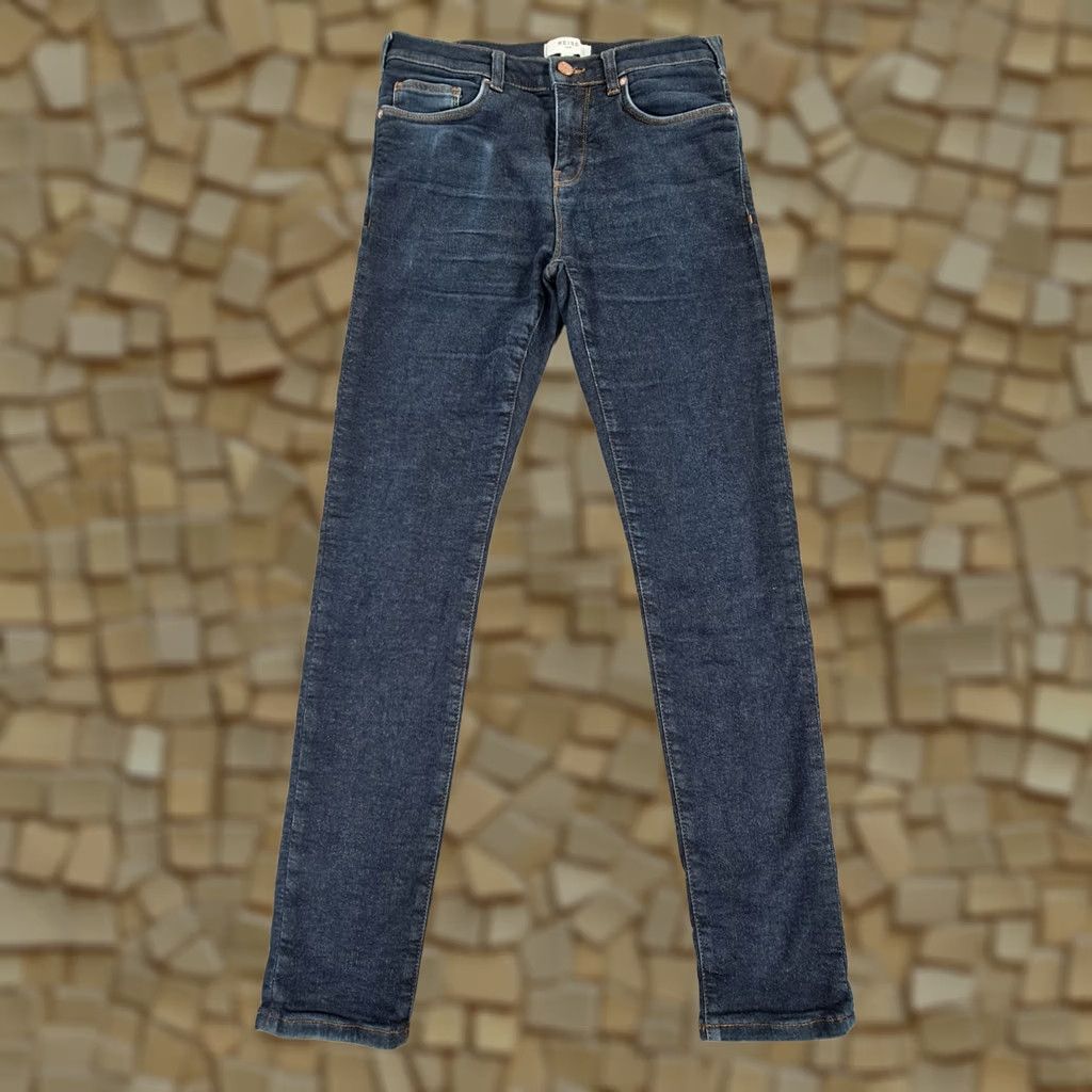 Reiss Reiss Jeans Blue W30 L31 Skinny Fit Stretch Denim Dark Wash Mens Jeans Size US 30 / EU 46 - 1 Thumbnail