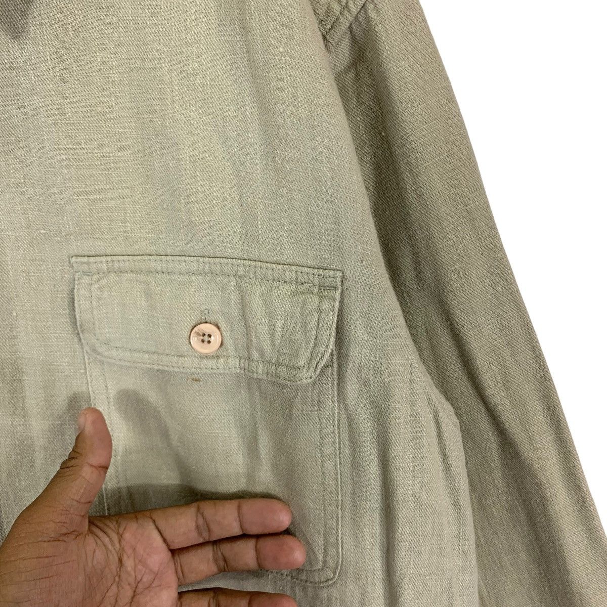 Chaps Ralph Lauren × Vintage VINTAGE CHAPS RALPH LAUREN ZIPPER SHIRTS LONG SLEEVE Size US L / EU 52-54 / 3 - 4 Thumbnail