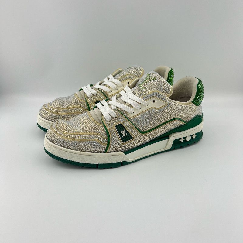 Louis Vuitton Diamond Trainer Low Top Sneakers 0079