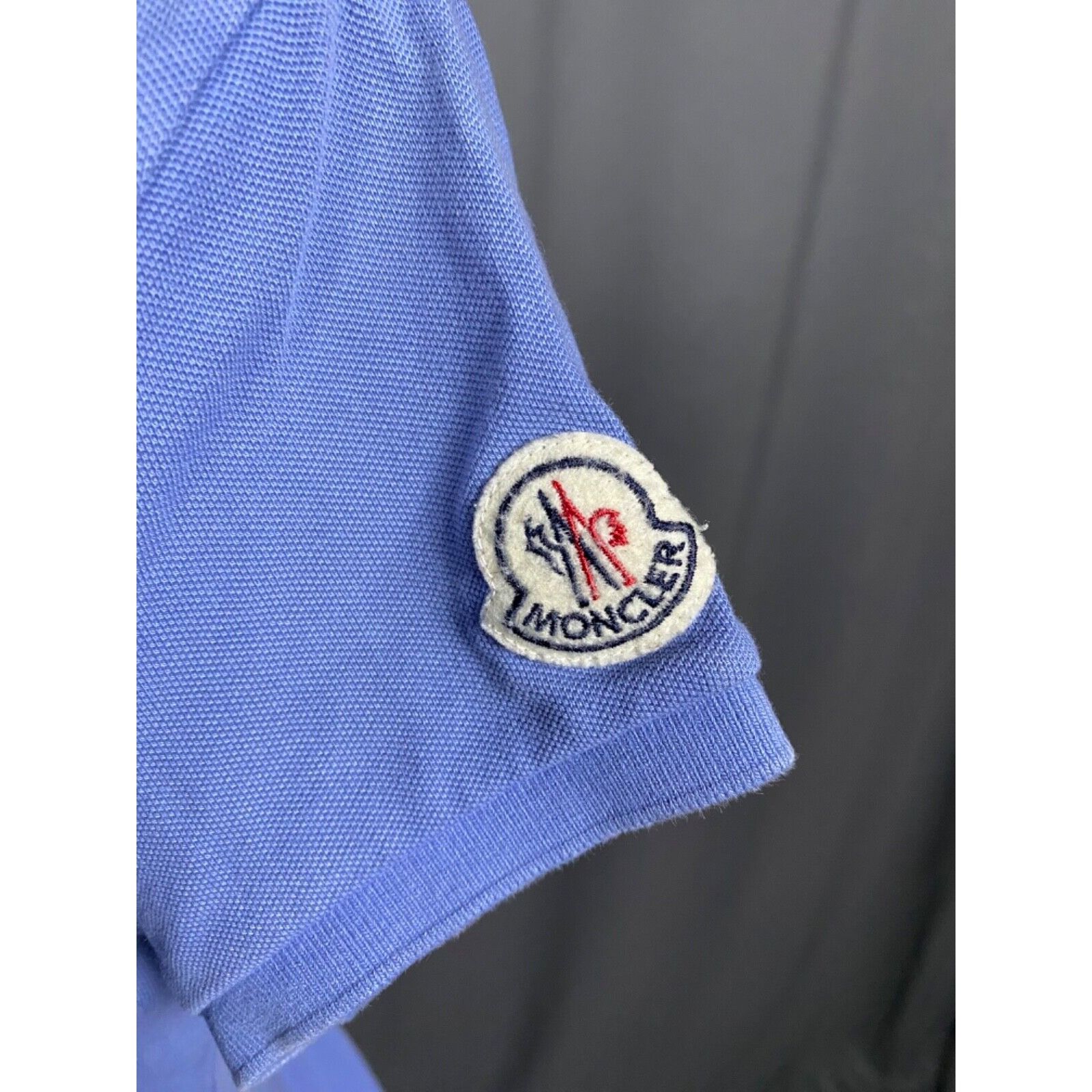 Moncler Moncler Maglia Women's Blue Polo T-Shirt Size S Size S / US 4 / IT 40 - 9 Thumbnail