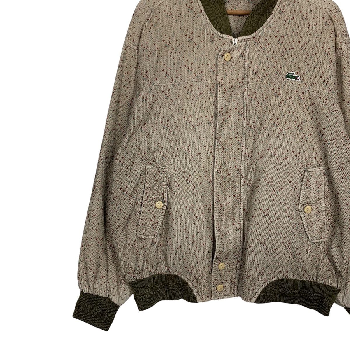Lacoste 90’s IZOD LACOSTE Speckled Pattern Bomber Jacket #2827-C127 Size US XL / EU 56 / 4 - 6 Thumbnail