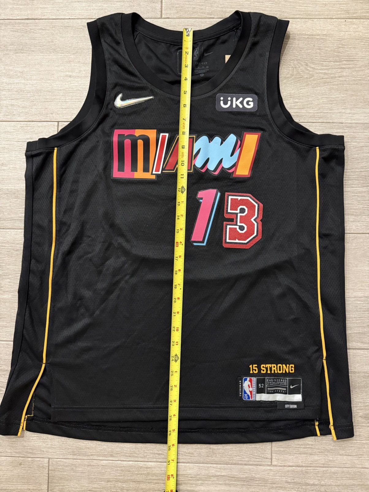 NBA Bam Adebayo Nike Miami Heat Mashup Swingman Jersey Vice XL Size US XL / EU 56 / 4 - 15 Thumbnail