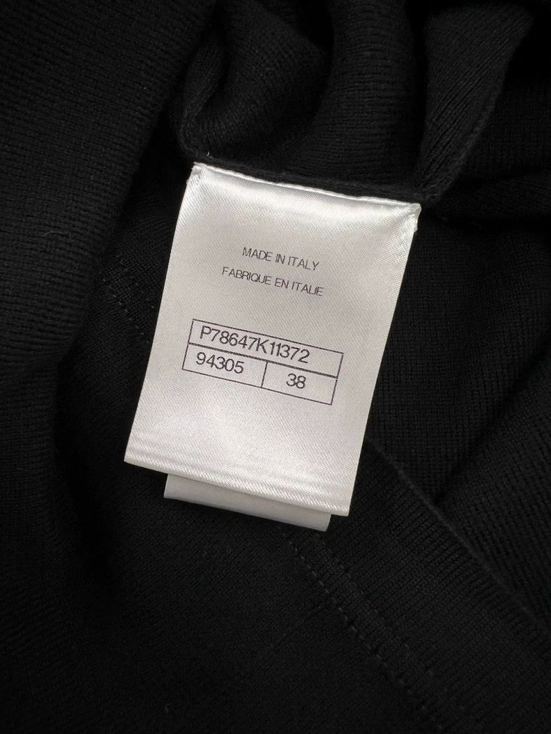 Chanel Chanel 25C Early Spring Vacation Black Medium Sleeve Hoode Size XXS / US 00 / IT 34 - 5 Thumbnail