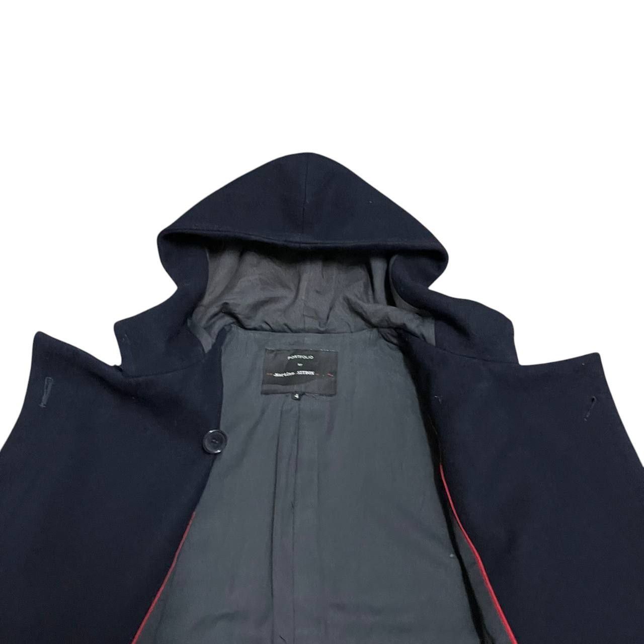 Martine Sitbon Vintage Martine Sitbon Portfolio Asymmetric Wool Coat Size US S / EU 44-46 / 1 - 8 Thumbnail