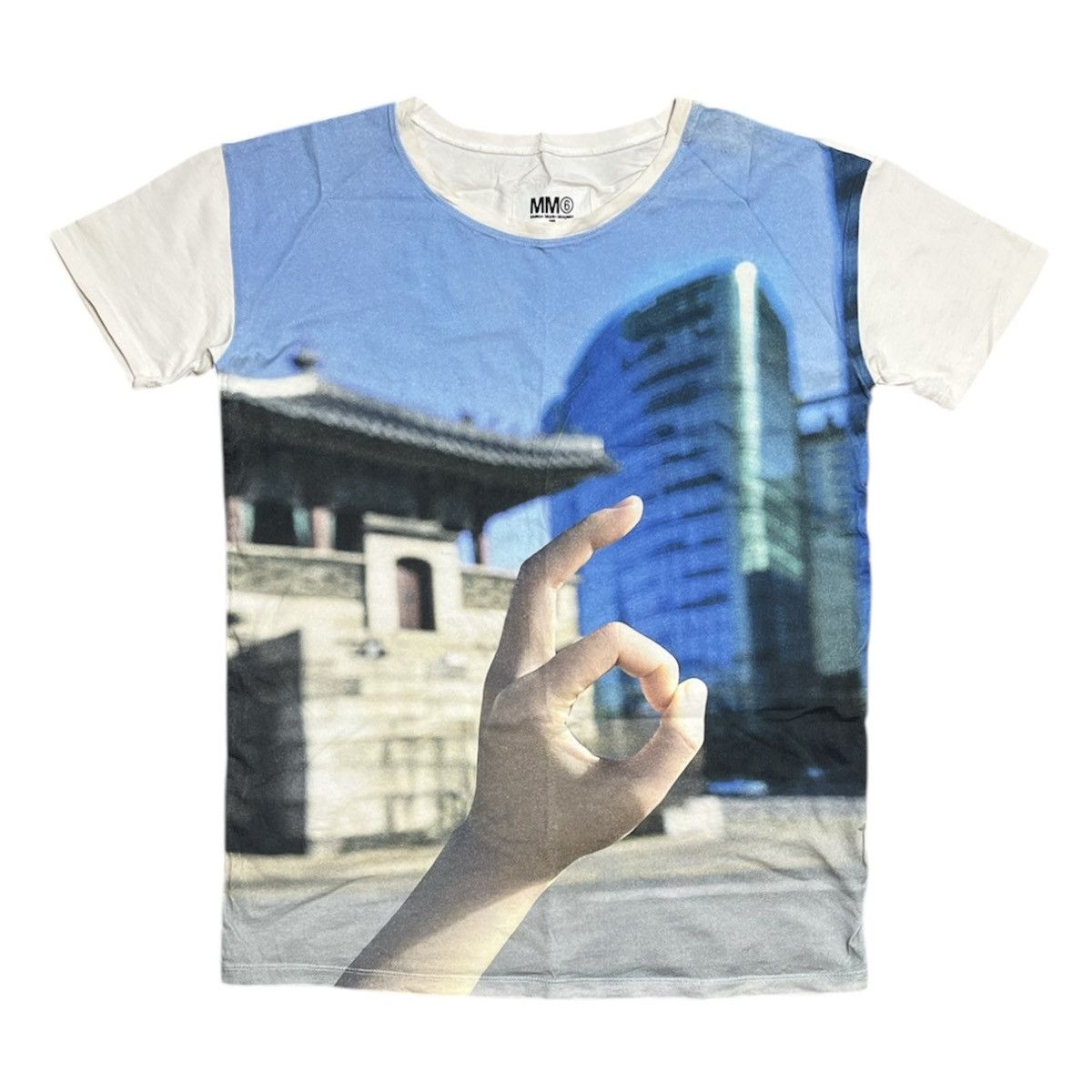 Designer × Maison Margiela MM6 hand sign tee Size US M / EU 48-50 / 2 - 1 Thumbnail
