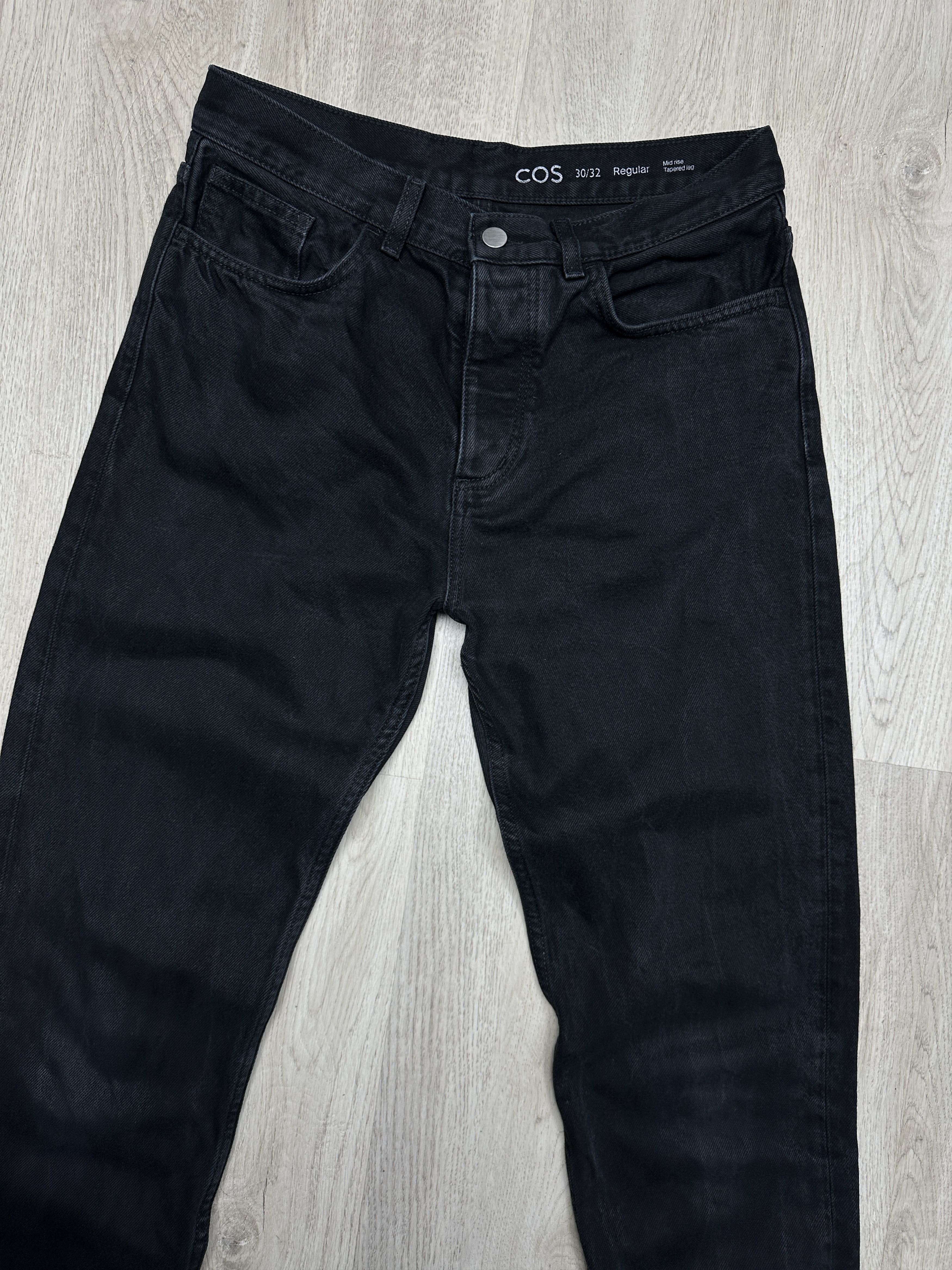 Cos Cos Mens Denim Pants Tapered Jeans Size US 30 / EU 46 - 2 Thumbnail