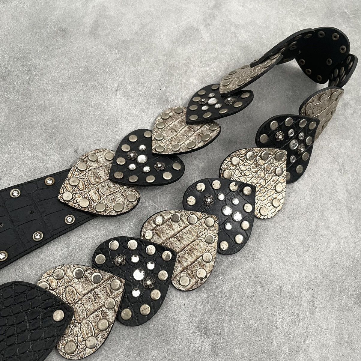 If Six Was Nine Love studded belt vintage y2k styled Size ONE SIZE - 2 Thumbnail