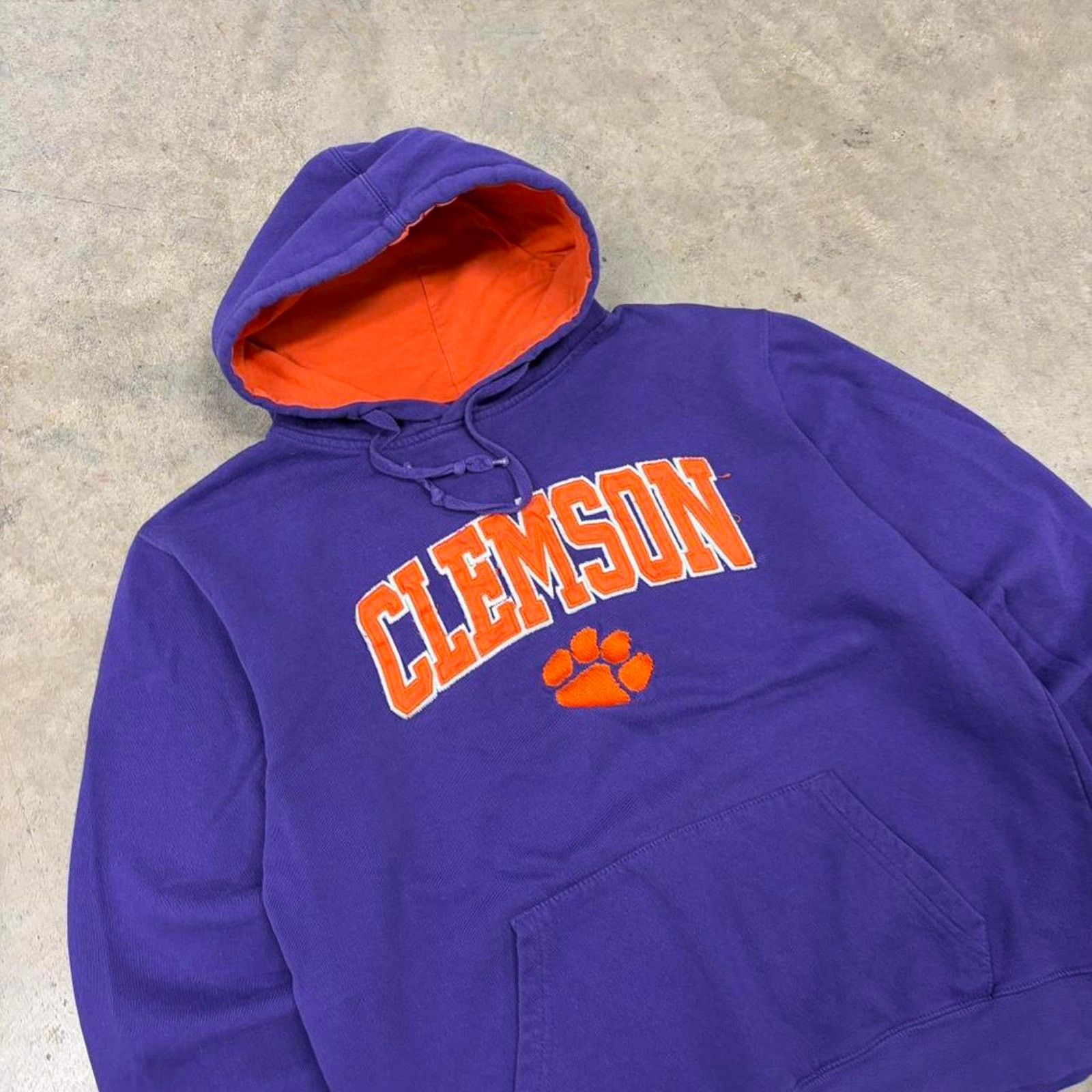 Russell Athletic 2000s clemson spellout hoodie Size US M / EU 48-50 / 2 - 2 Thumbnail