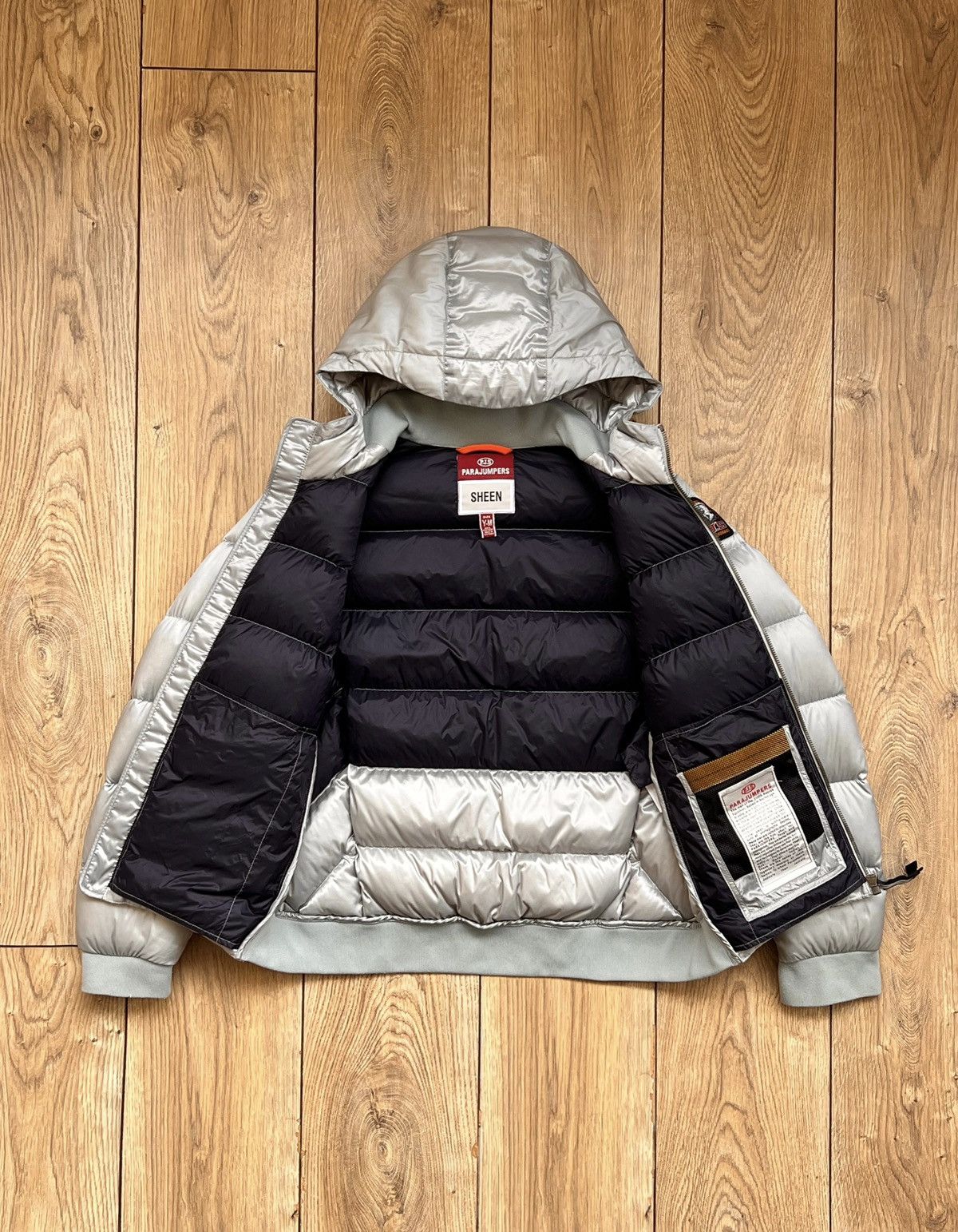 Parajumpers Parajumpers Sheen Down Fill Bomber Jacket Puffer Outdoor Size XS / US 0-2 / IT 36-38 - 3 Thumbnail
