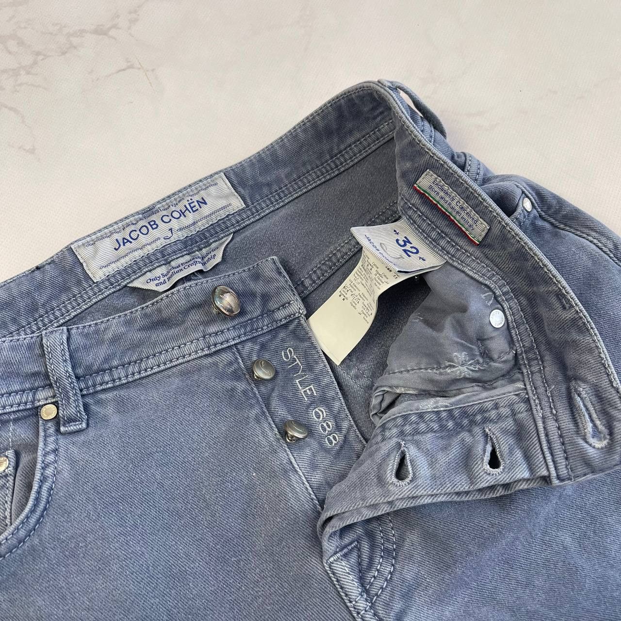 Jacob Cohen Jacob Cohen J688 Comf Denim Jeans made in Italy sz W32 Size US 32 / EU 48 - 6 Thumbnail