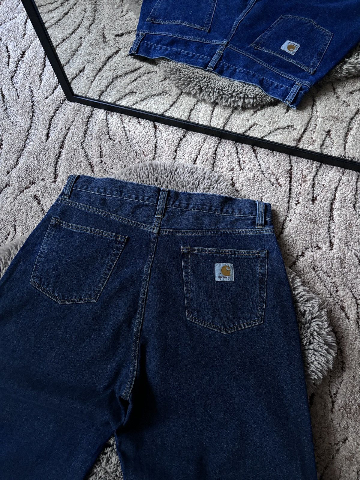 Carhartt Carhartt jeans Landon baggy blue denim pants Size US 34 / EU 50 - 6 Thumbnail
