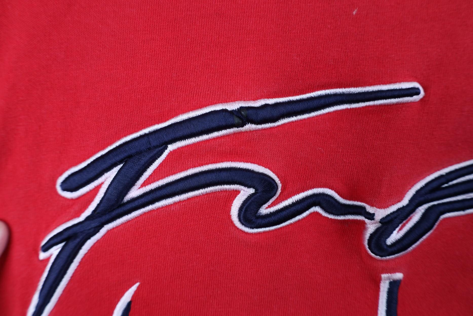 Fubu Vintage 90s Y2K FUBU Fit Long Sleeve T-Shirt Red Cotton Size US XXL / EU 58 / 5 - 5 Thumbnail