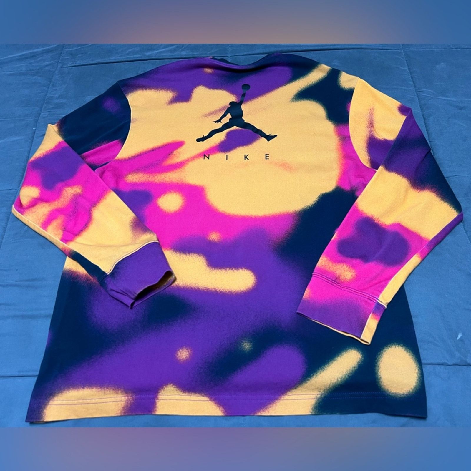 Jordan Brand Nike Jordan Flight MVP 85 Orange Purple Pink Tee- Shirt Size US L / EU 52-54 / 3 - 4 Thumbnail