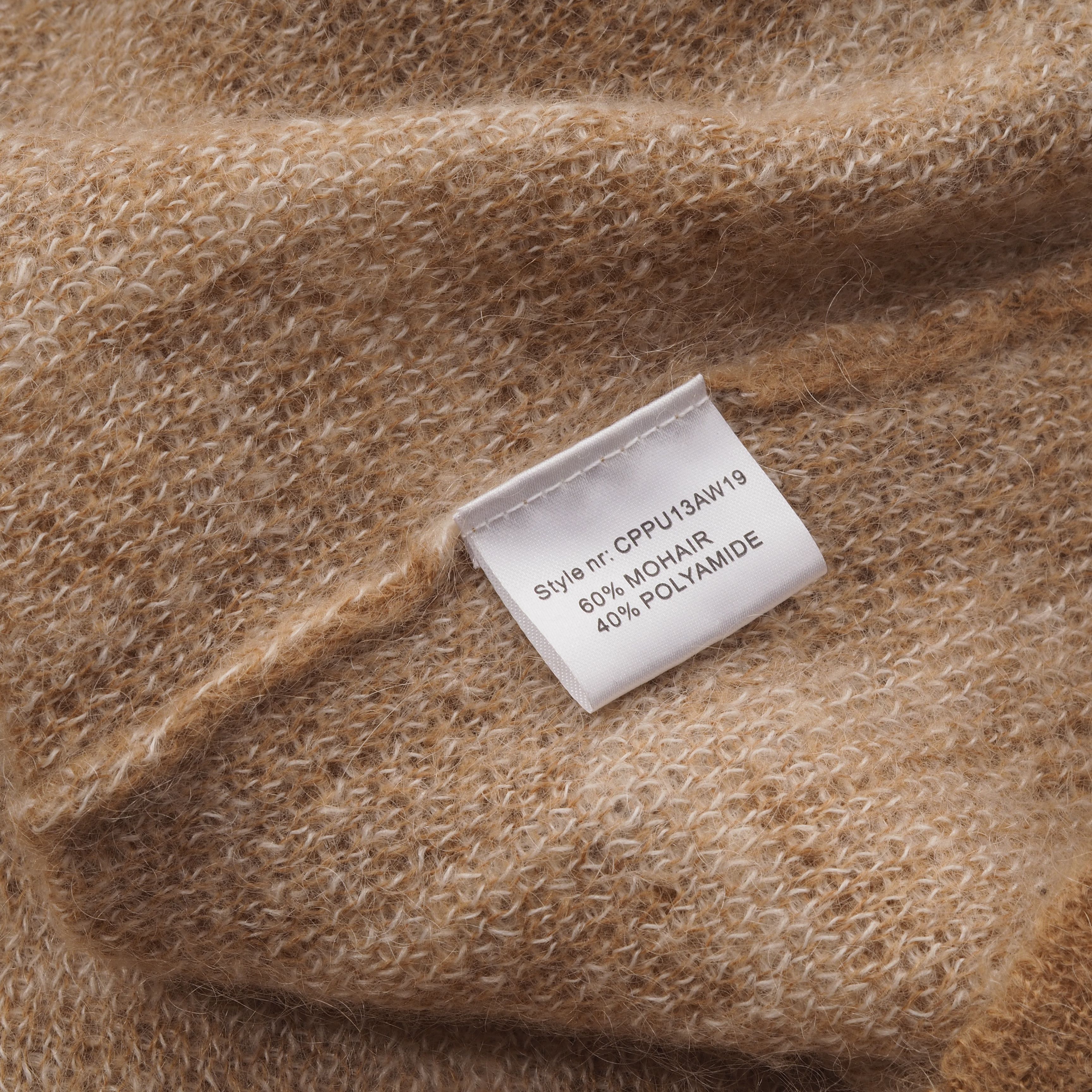 Purdey Purdey Women's Beige Plaid Mohair Knit Sweater Jumper Size S / US 4 / IT 40 - 6 Thumbnail