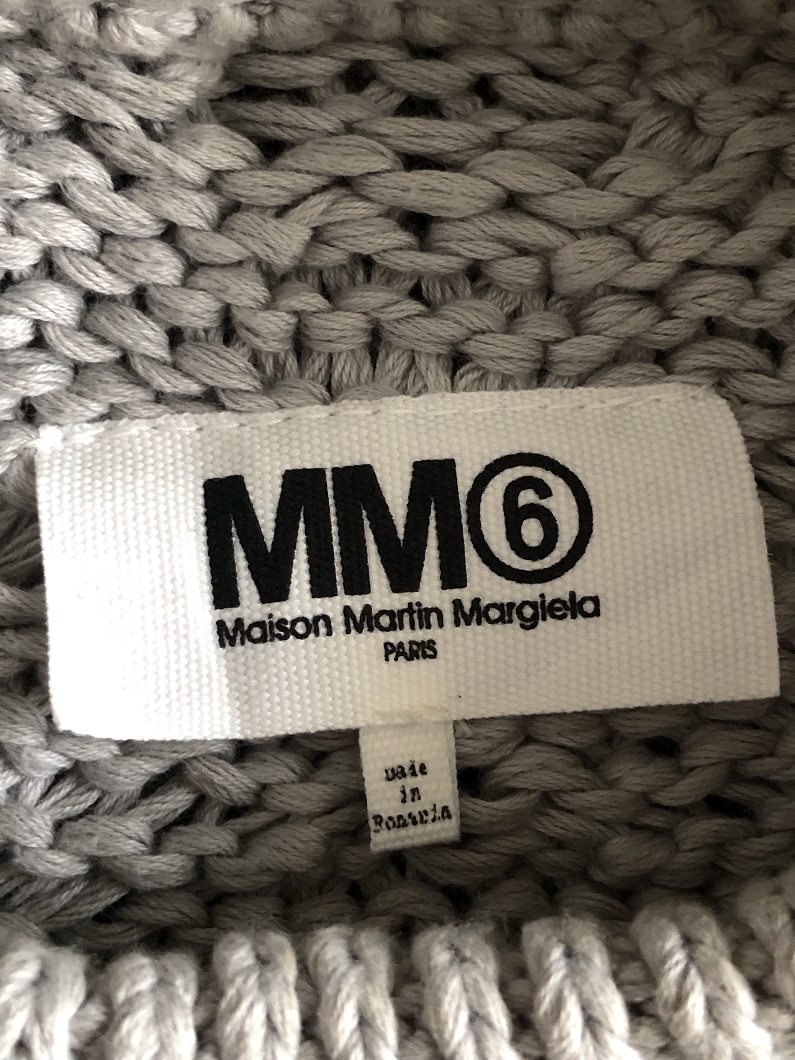 Maison Margiela FW15 MM6 CROPPED HEAVY CABLE KNIT PULLOVER SWEATER Size XS / US 0-2 / IT 36-38 - 13 Thumbnail