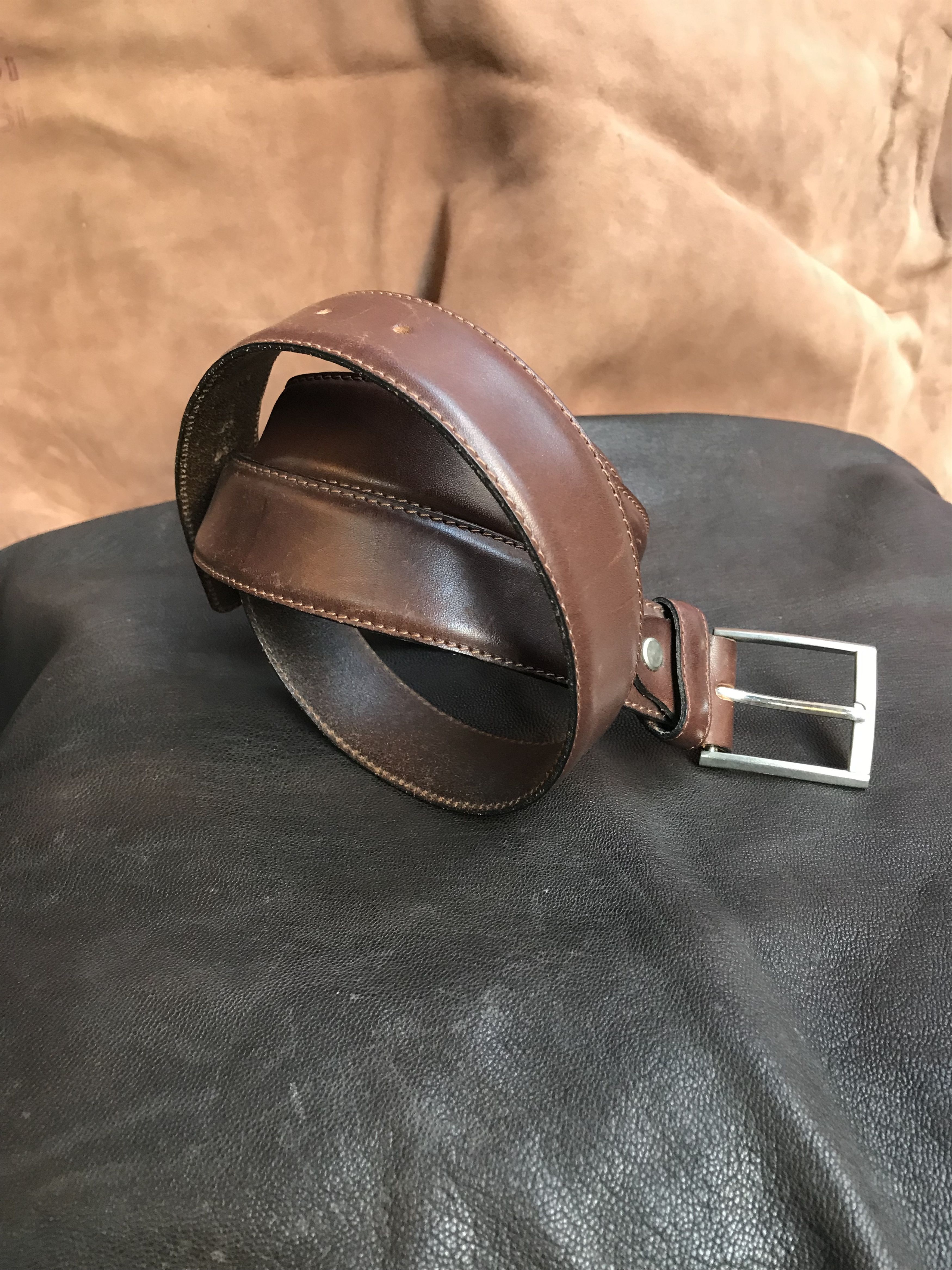 Other Made in France leather belt Size 36 - 1 Thumbnail