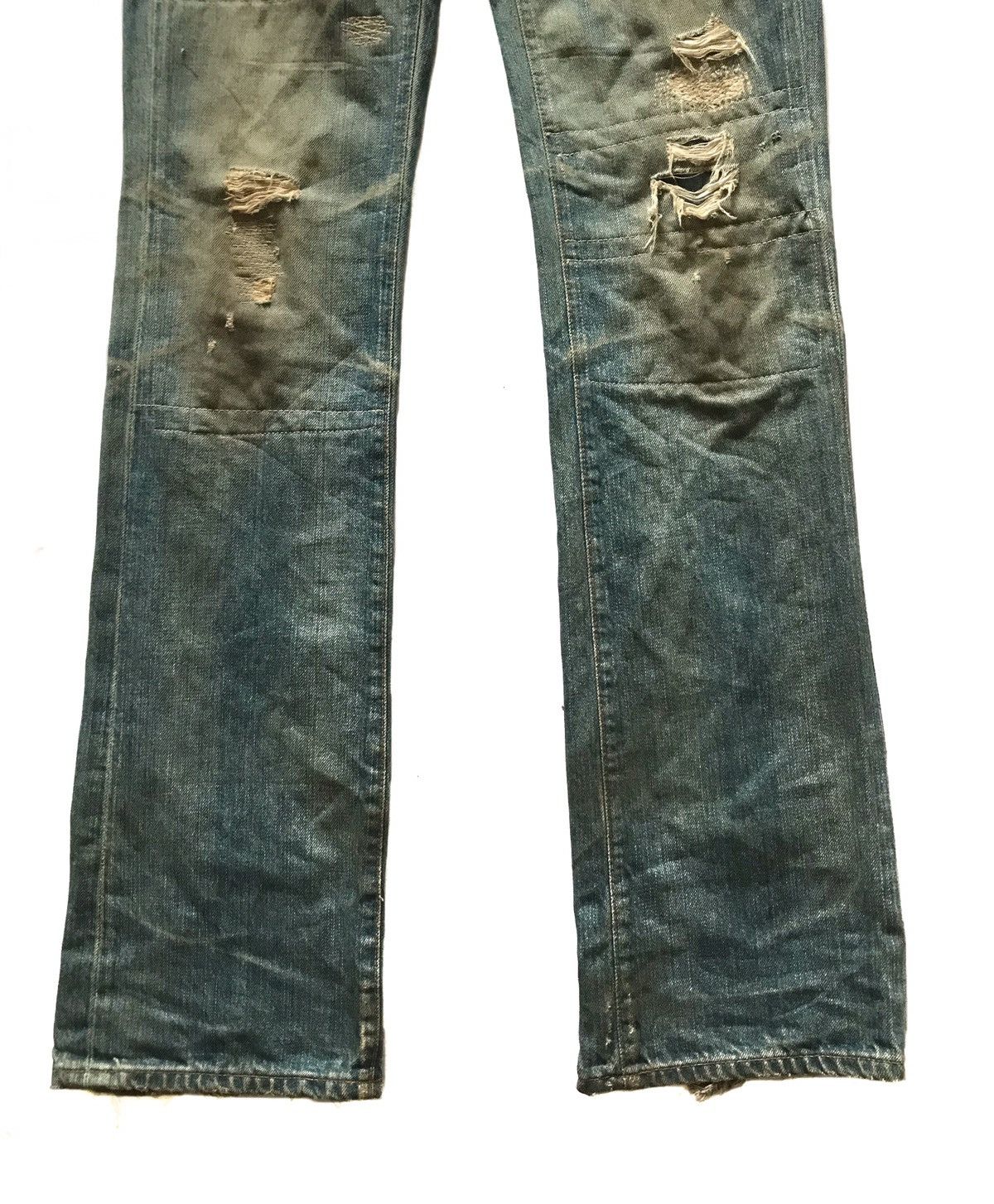 AG Adriano Goldschmied AG ADRIANO GOLDSCHMIES MUD MAX DISTRESSED JEANS Size US 29 - 3 Thumbnail