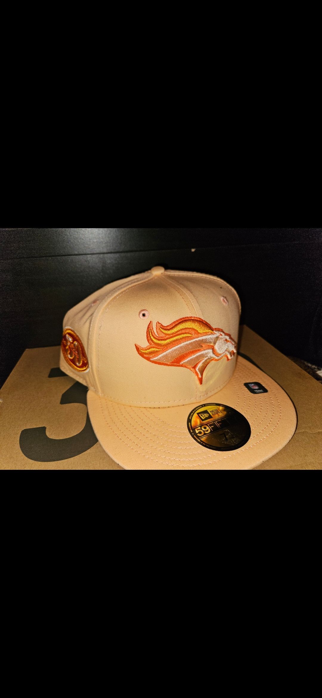 New Era Denver Broncos Hat 7 1/4 Size 34 - 3 Thumbnail