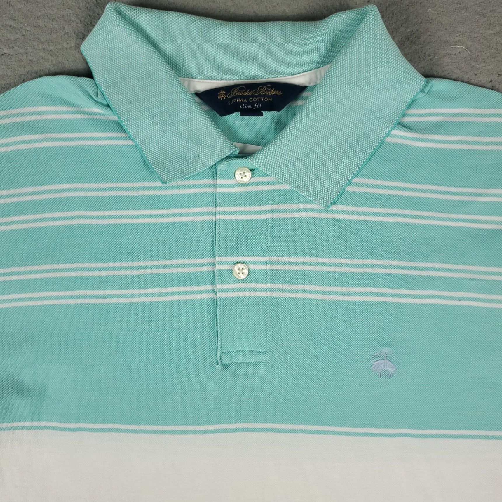 Brooks Brothers Brooks Brothers Polo Shirt Mens L Blue Casual Short Sleeve Polo Shirt Blue Polo Shirt L Mens Brooks Brothers Size US L / EU 52-54 / 3 - 2 Thumbnail