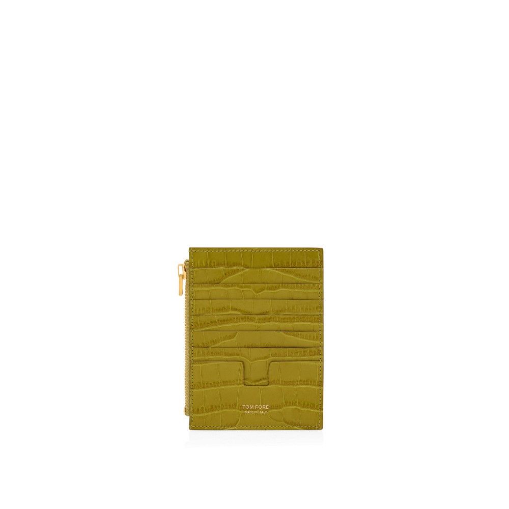 Tom Ford o1loc1c0425 S0476 Size: OS /Leather Zipped Card Holder Size ONE SIZE - 2 Thumbnail