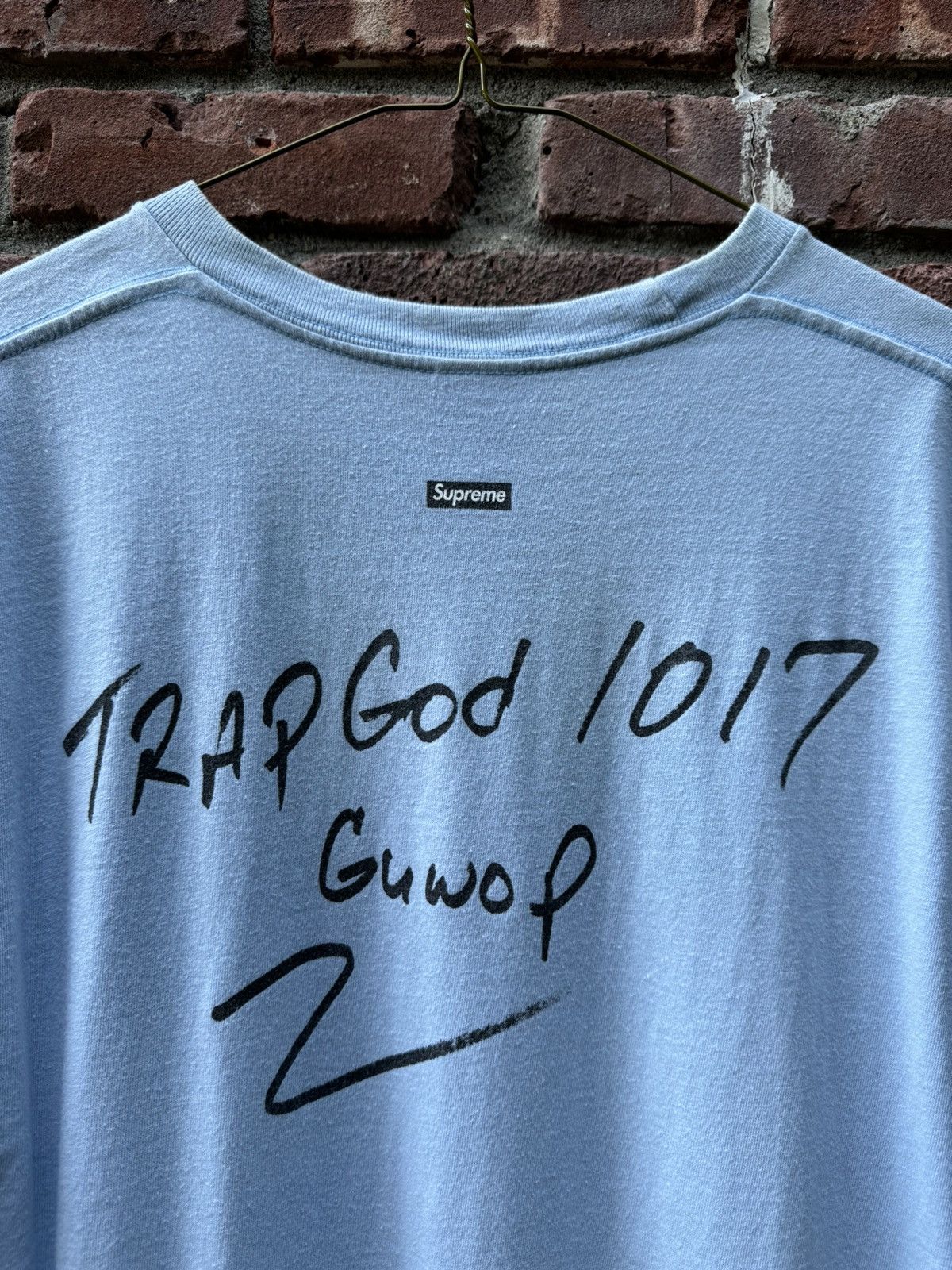 Supreme Gucci Mane Baby Blue Tee FINAL PRICE DROP!! Size US L / EU 52-54 / 3 - 5 Thumbnail