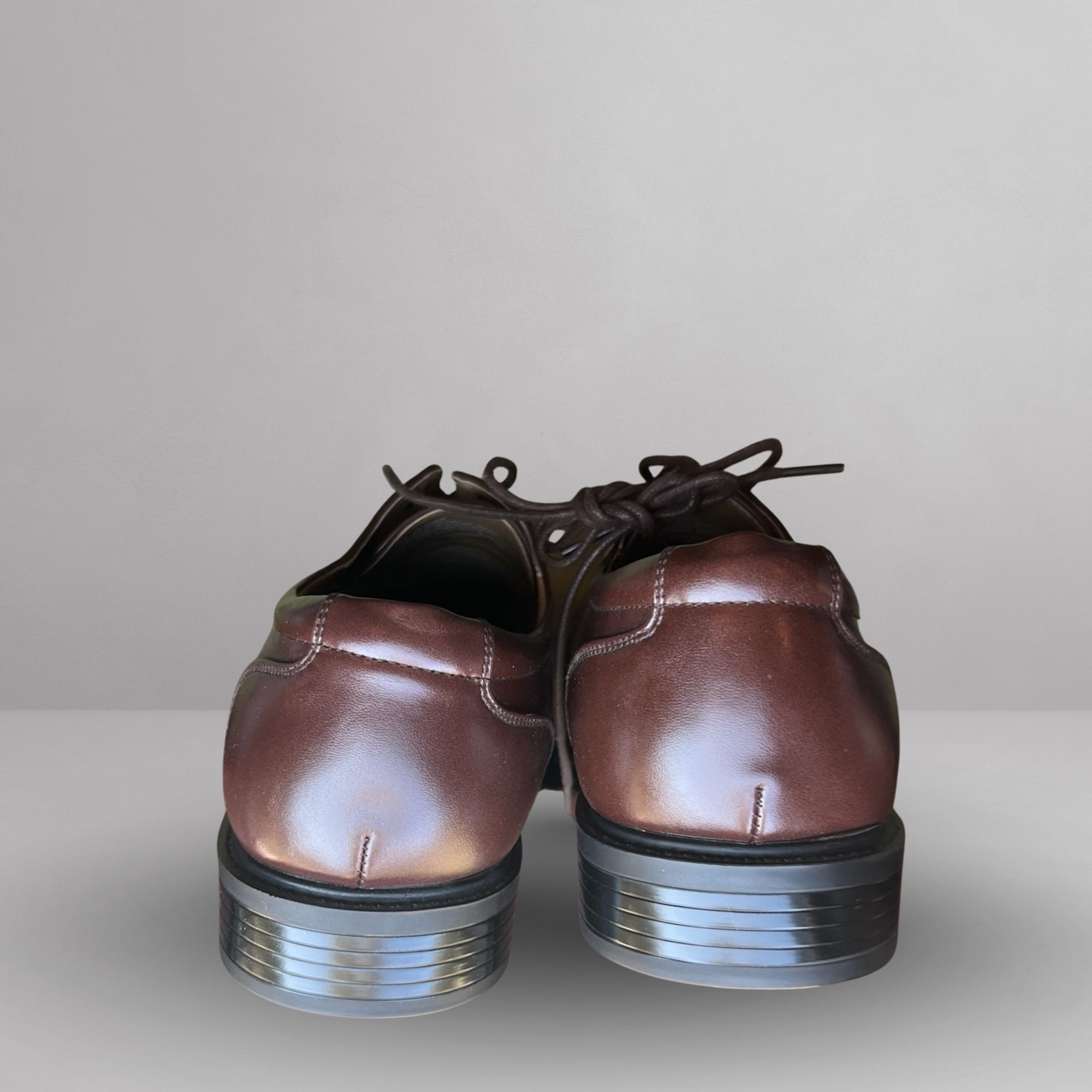 Croft & Barrow Croft & Barrow Men’s Dress Shoes – Raven Brown Leather Oxfor Size US 10 / EU 43 - 4 Thumbnail