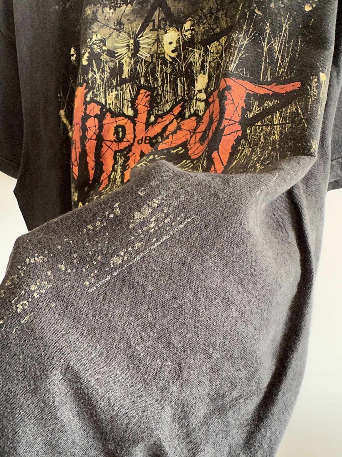 Band Tees × Slipknot × Vintage Vintage Slipknot Tour 2008 Rare Band tee XL size USA Size US XL / EU 56 / 4 - 4 Thumbnail
