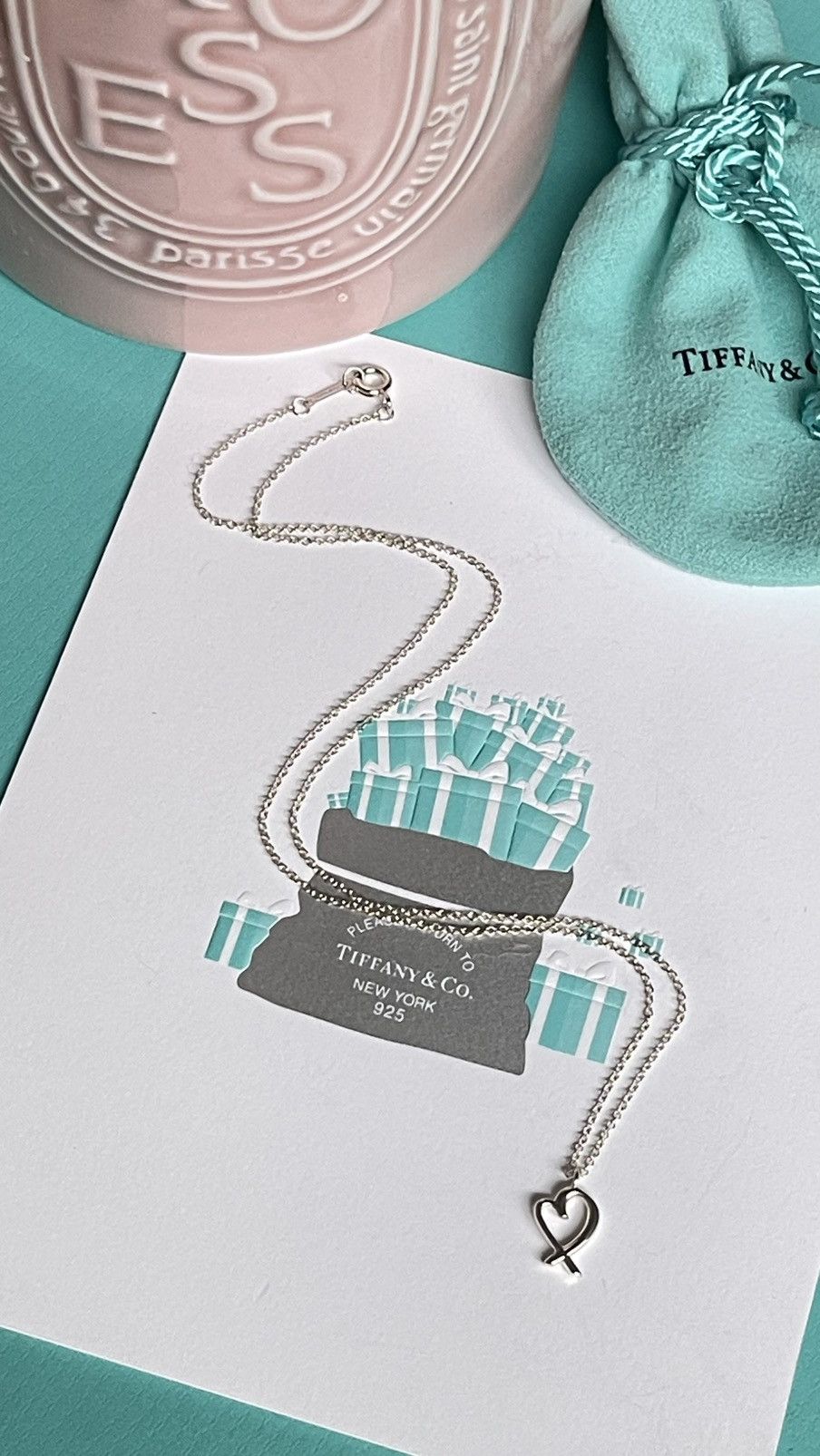 Tiffany & Co. Tiffany & Co Paloma Picasso Heart Pendant Mini 16” NEW $310 Size ONE SIZE - 9 Thumbnail