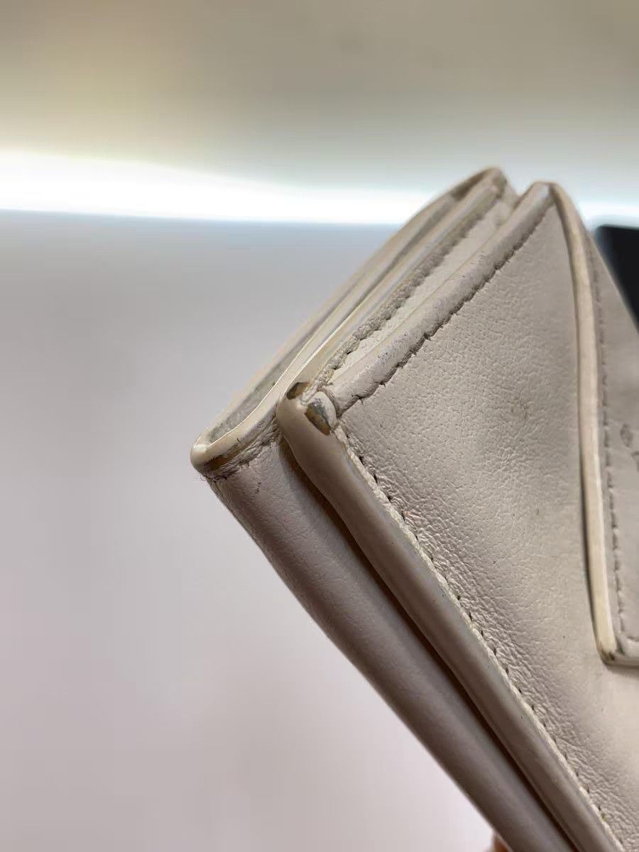 Balenciaga Balenciaga Sheep Leather Tri-Fold Wallet White Size ONE SIZE - 7 Thumbnail