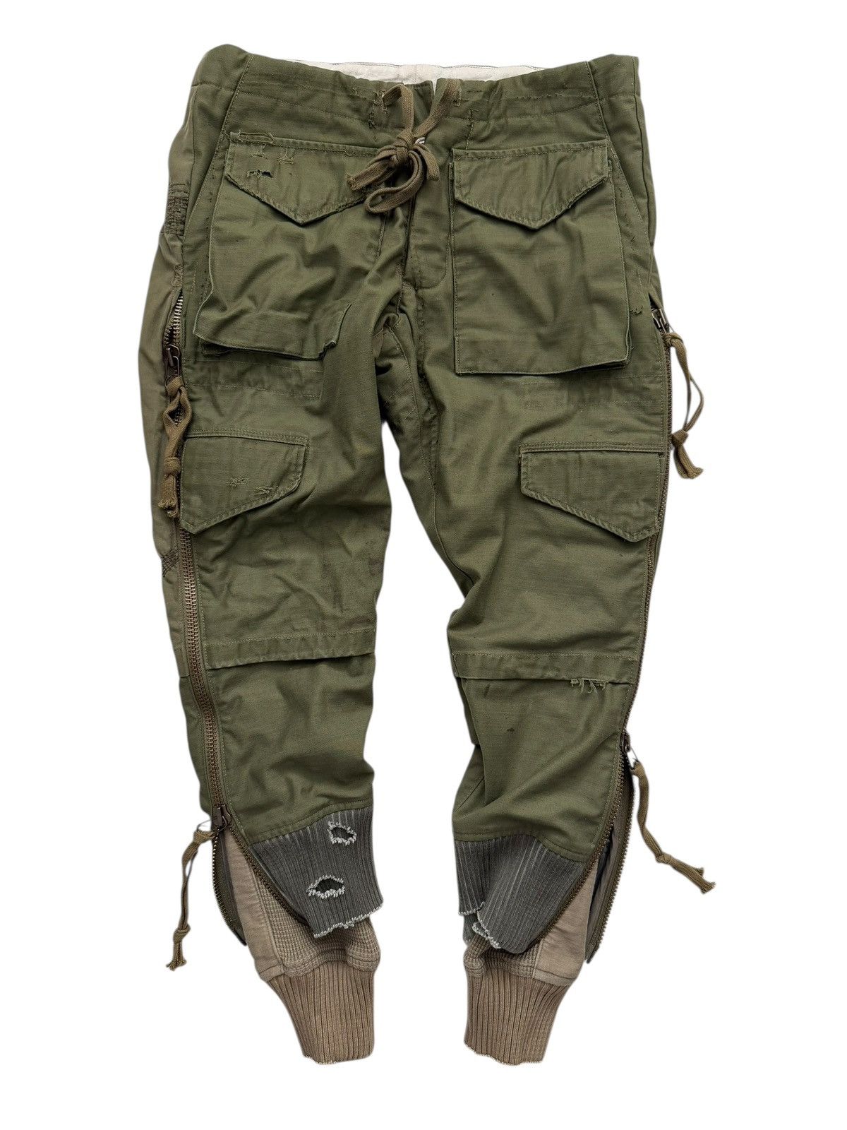 Greg Lauren Sz 1 Zip Layered Jungle Army Jacket Cargo Pants Size US 28 / EU 44 - 2 Thumbnail