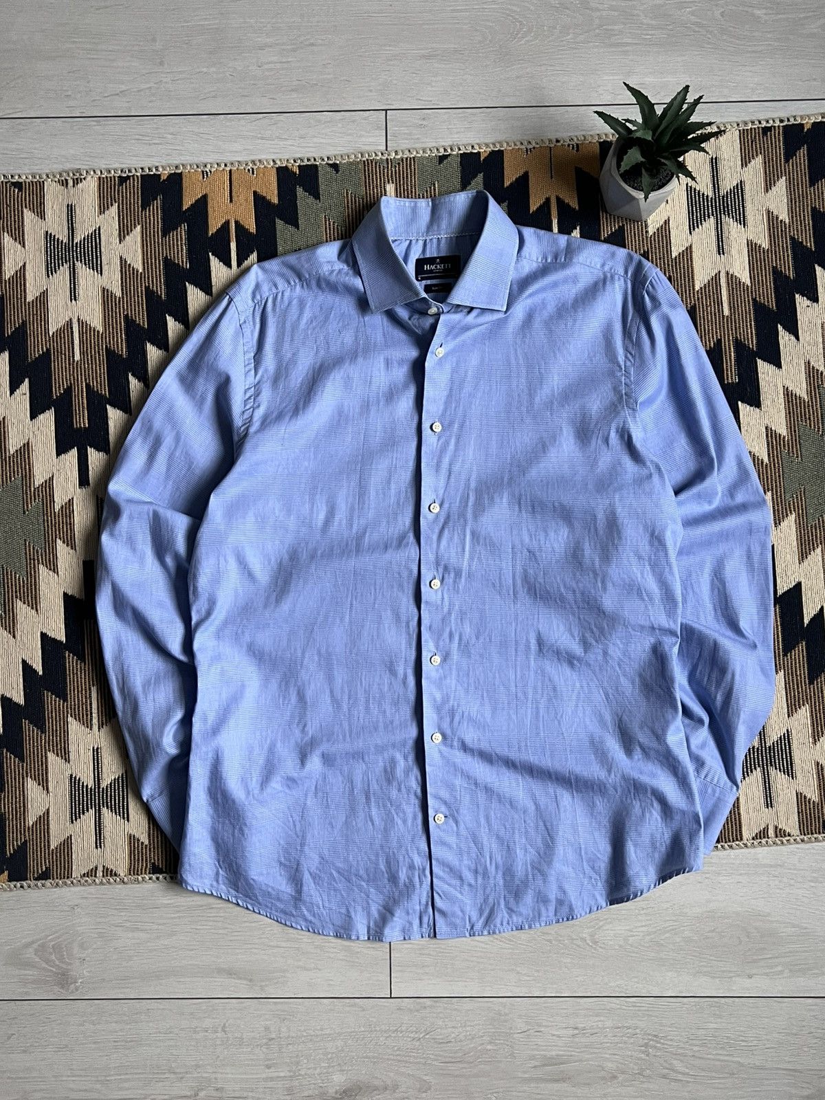 Hackett Hackett London Button Up Luxury Shirt Size US M / EU 48-50 / 2 - 1 Thumbnail