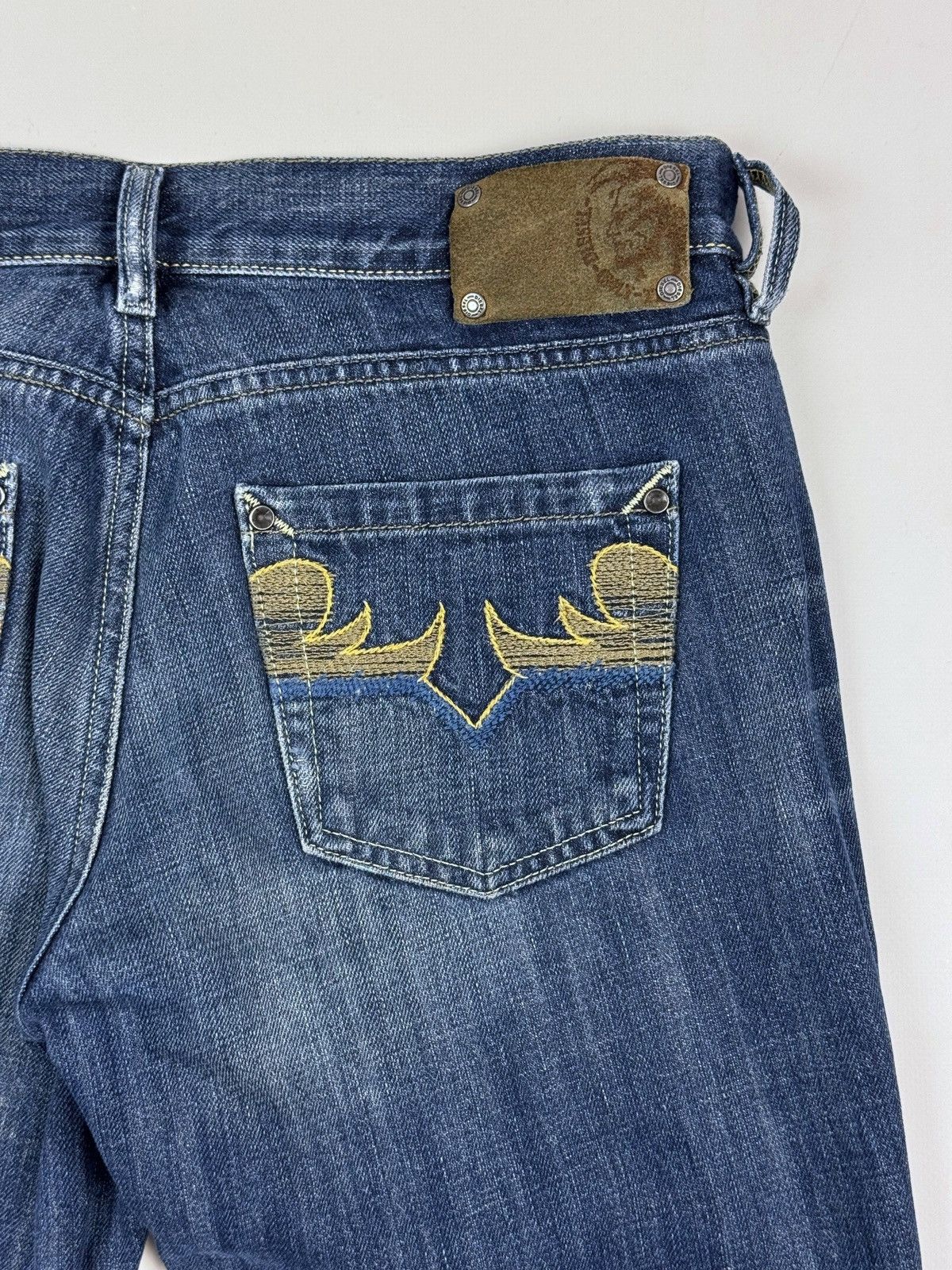 Diesel Y2K Vintage Diesel Riden Washed Denim Women’s Jeans Size 30" / US 8 / IT 44 - 13 Thumbnail