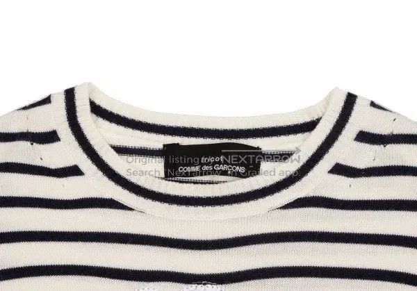 Comme des Garcons Comme des Garcons Navy vintage striped knit top Size M / US 6-8 / IT 42-44 - 7 Thumbnail