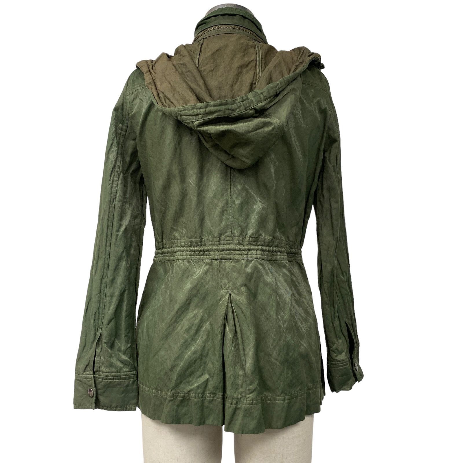 Joie Joie Green Vera Jane Anorak Utility Zip Front Jacket Size S / US 4 / IT 40 - 8 Thumbnail