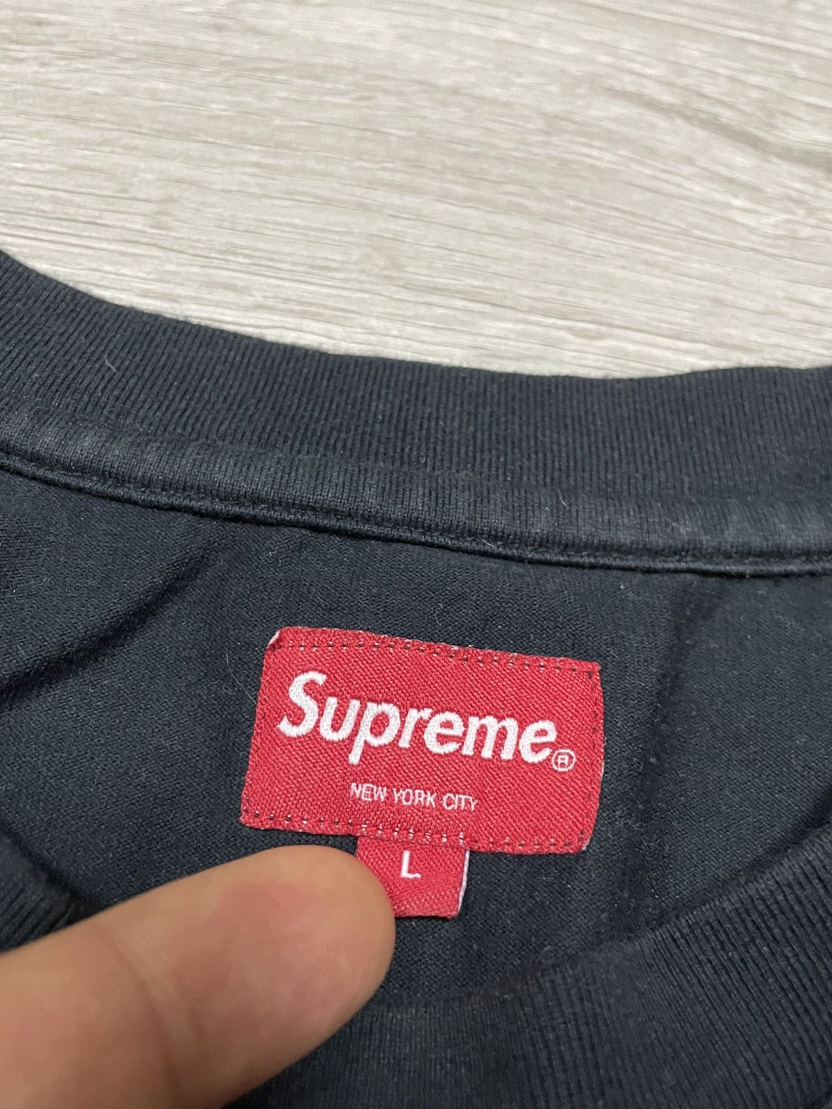 Supreme Supreme long sleeve big logo Size US L / EU 52-54 / 3 - 4 Thumbnail