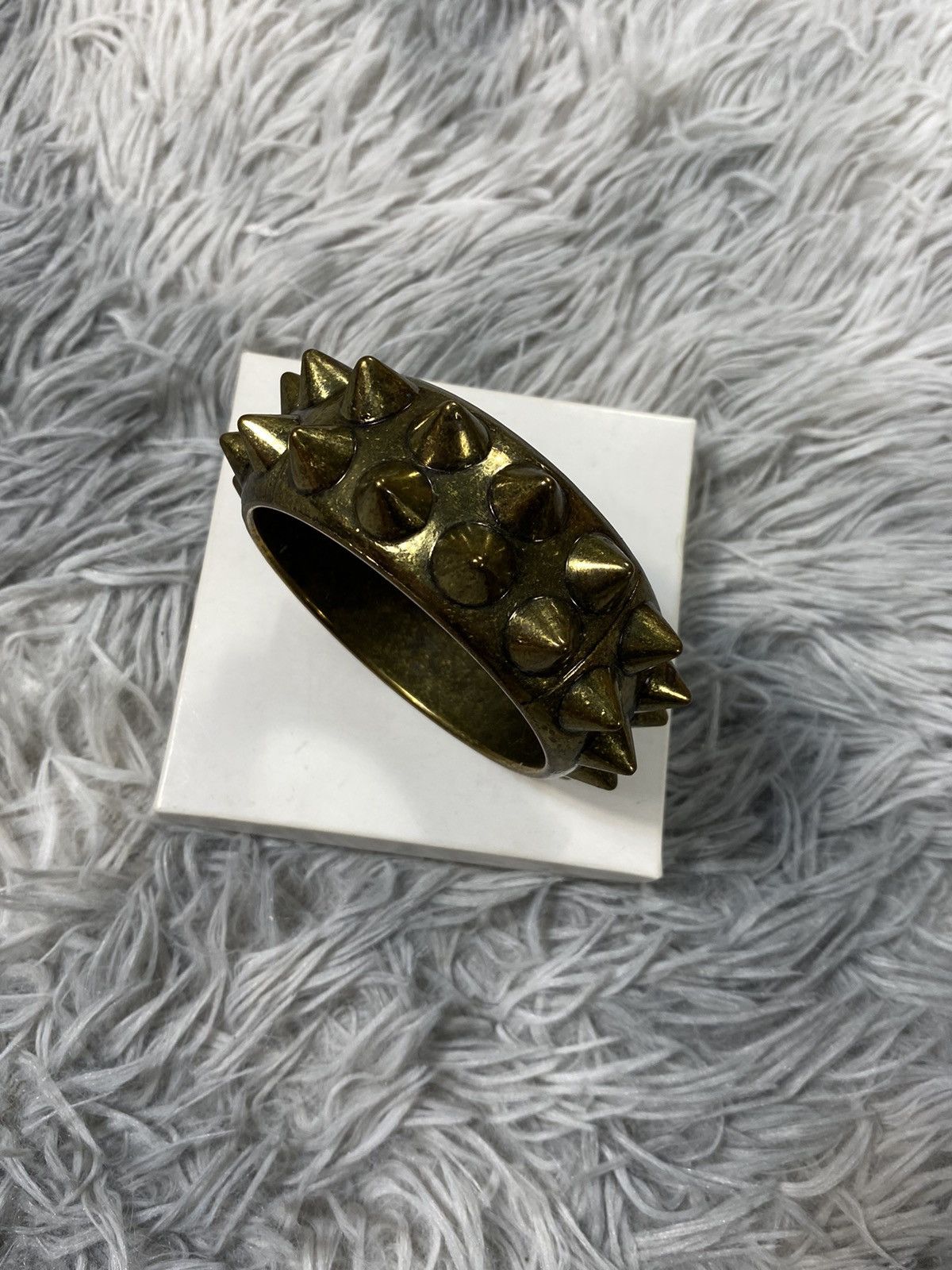 Jewelry Vintage Brass Spike Bangle | Japanese Brand Size ONE SIZE - 7 Thumbnail