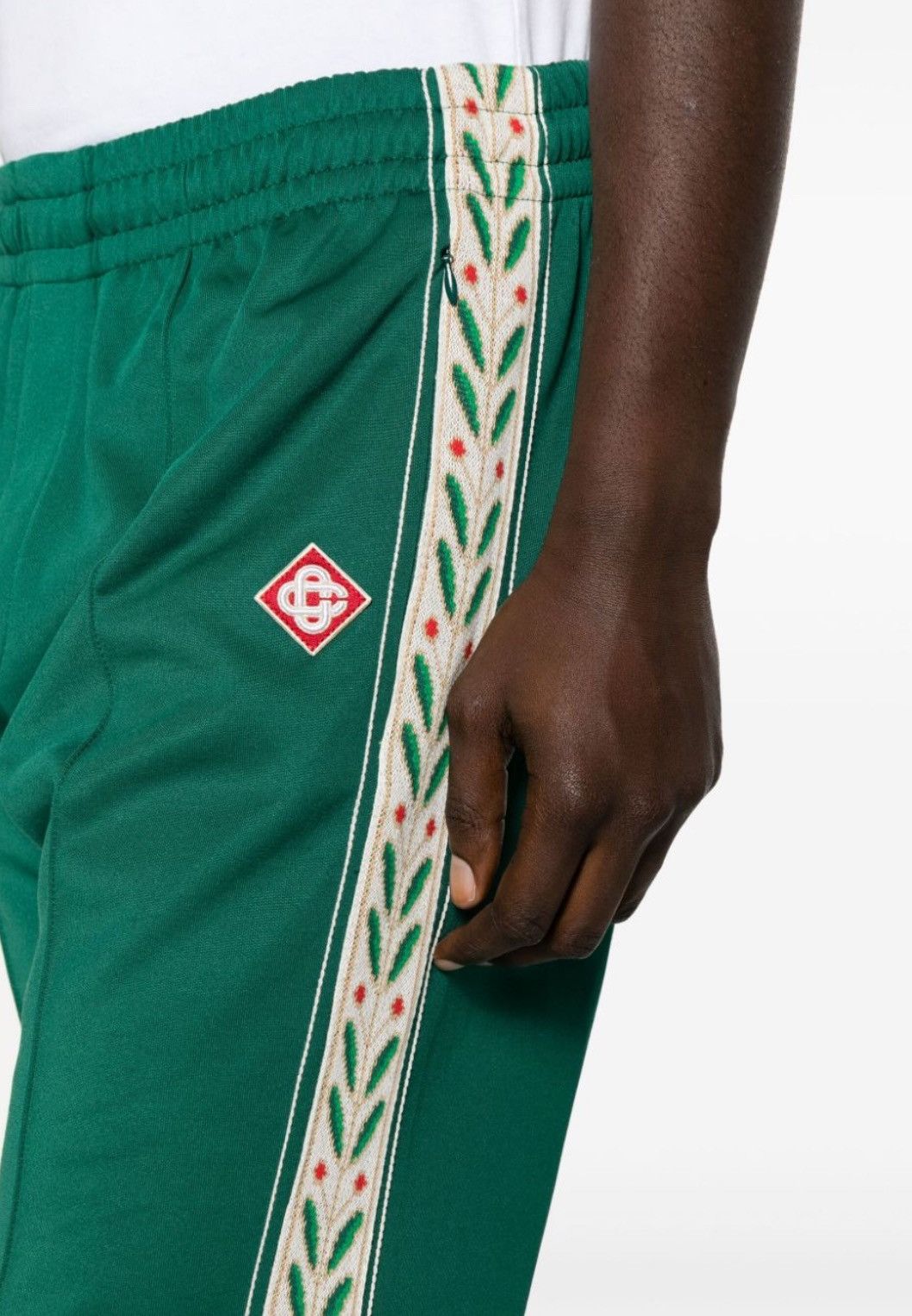 Casablanca Casablanca logo-appliqué track pants Green Size M Size US 30 / EU 46 - 3 Thumbnail