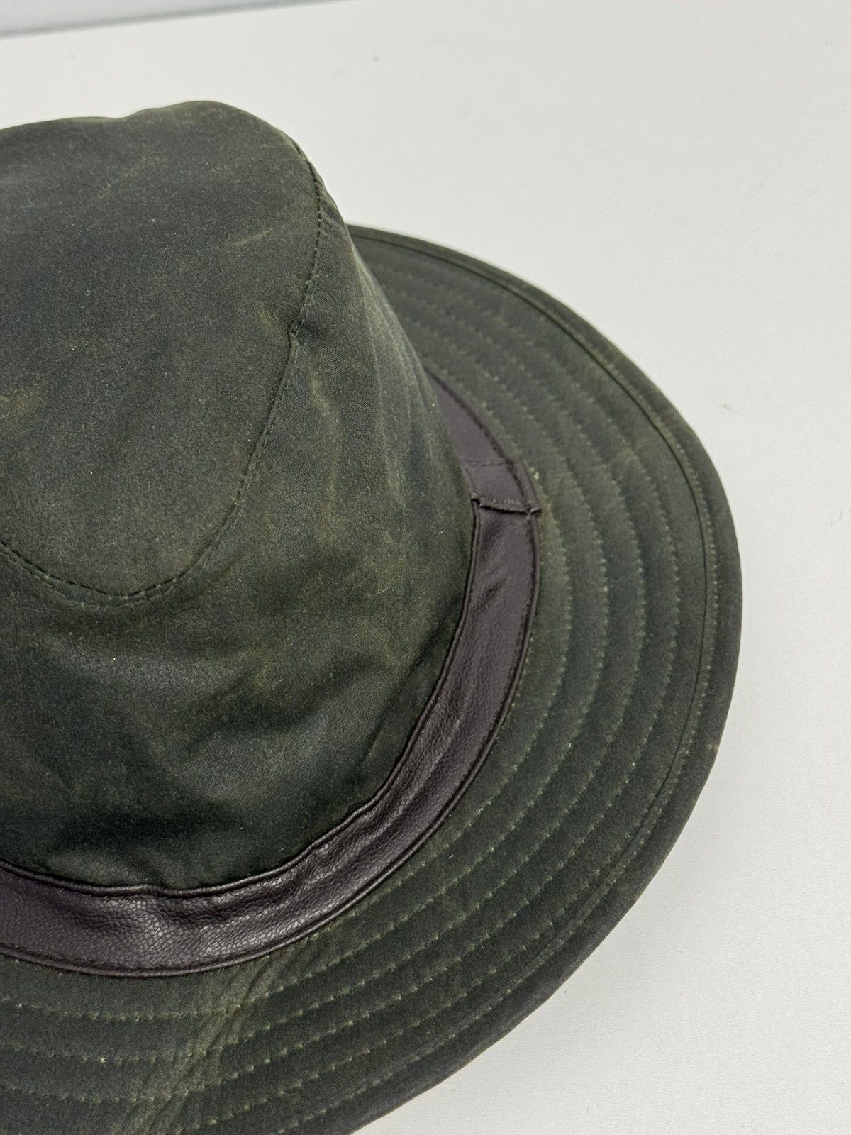 Barbour Barbour Vintage Waxed Cap Hat 90’s Size ONE SIZE - 5 Thumbnail